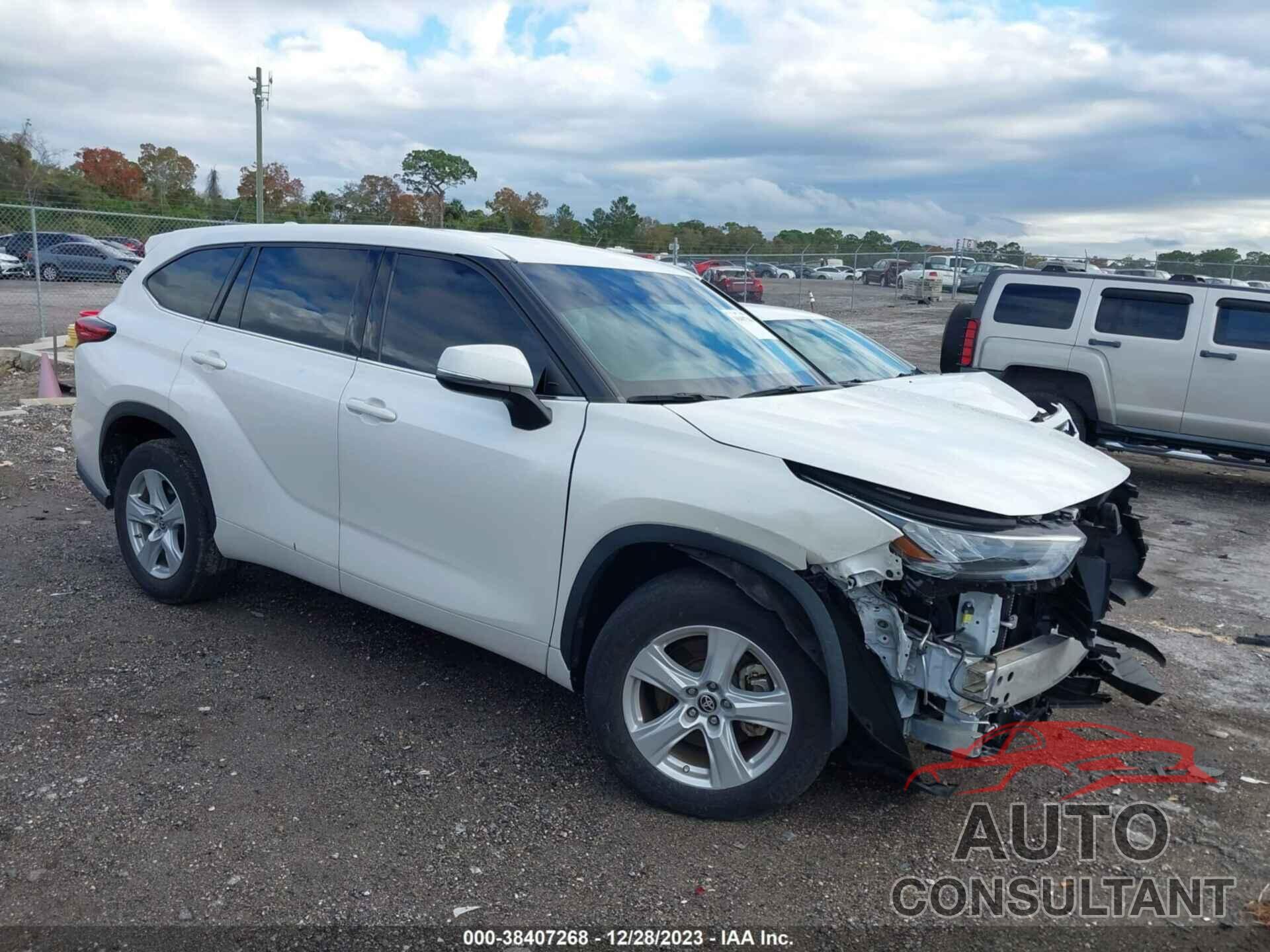 TOYOTA HIGHLANDER 2020 - 5TDZZRAH8LS016891