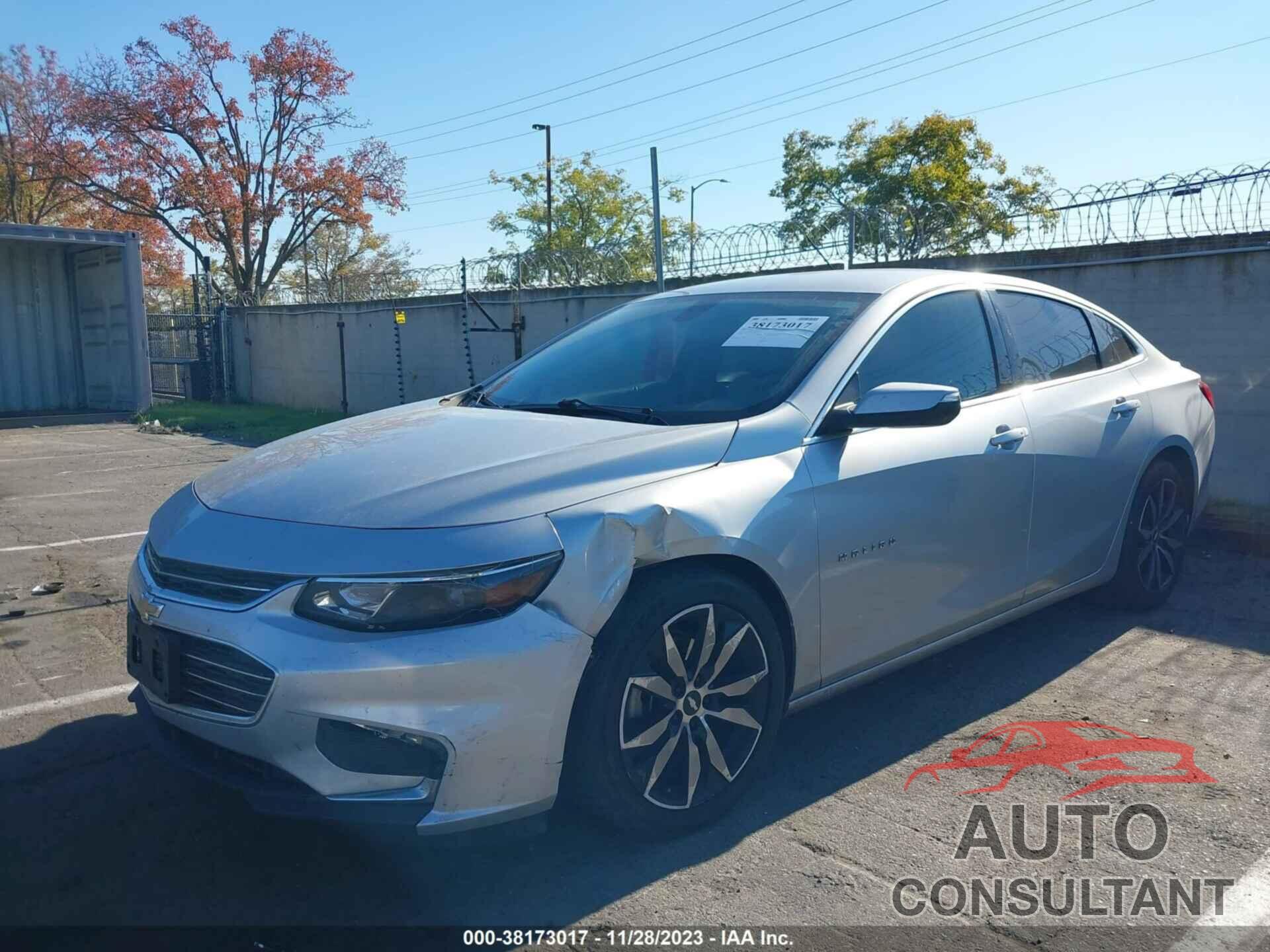 CHEVROLET MALIBU 2017 - 1G1ZE5ST5HF228042