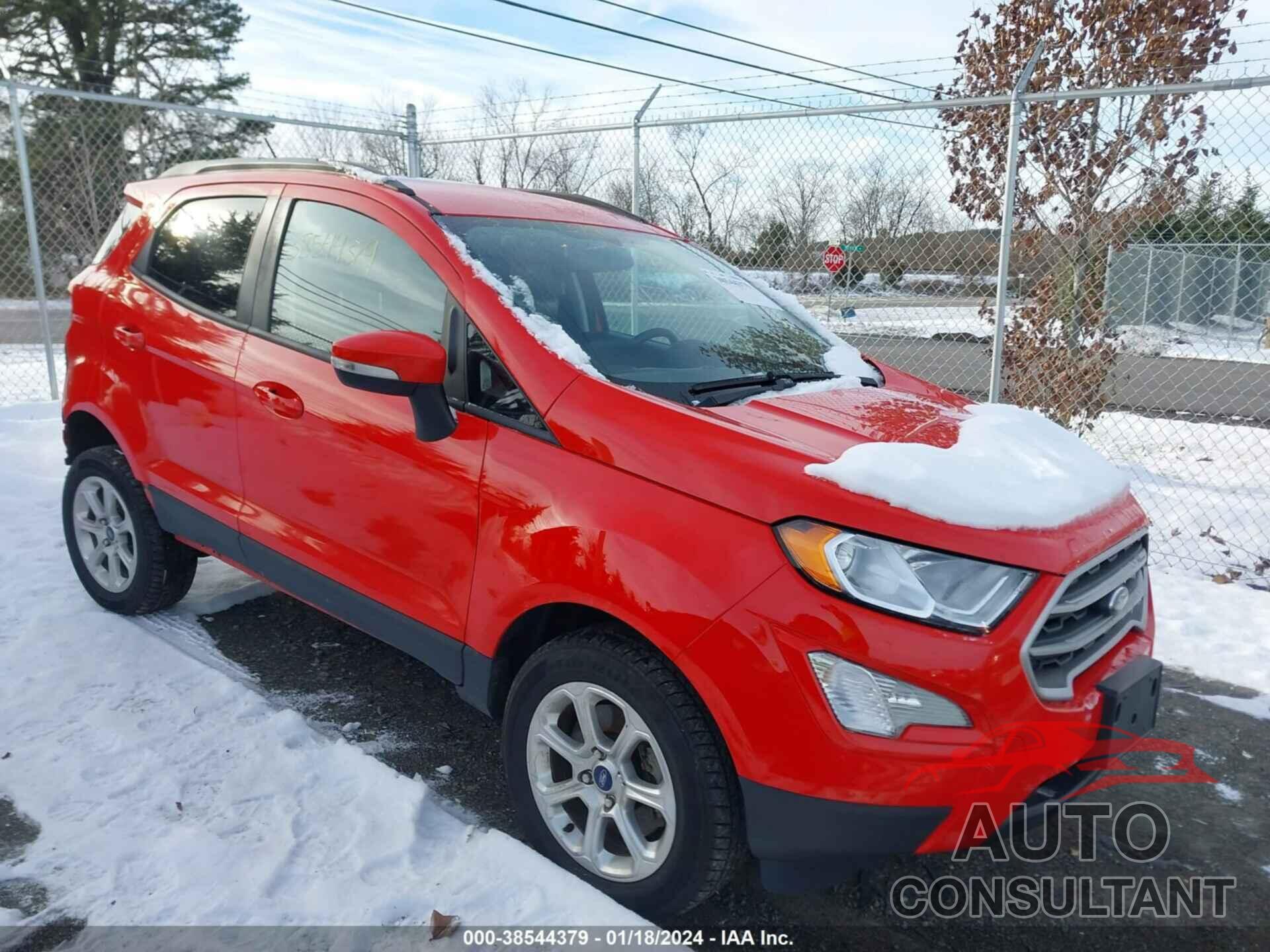 FORD ECOSPORT 2020 - MAJ6S3GL7LC357075