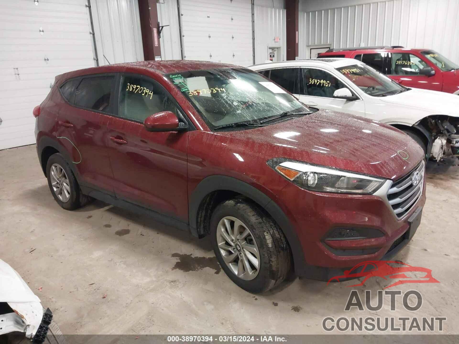 HYUNDAI TUCSON 2018 - KM8J2CA49JU633538