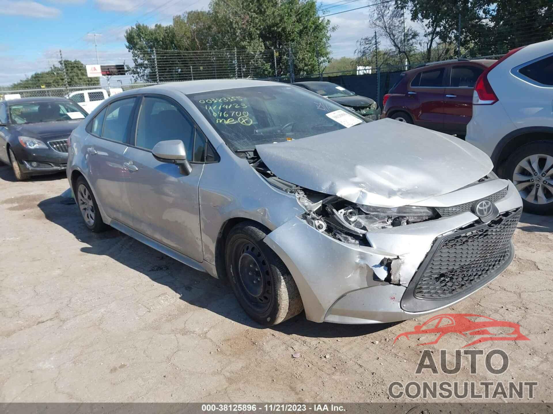 TOYOTA COROLLA 2020 - 5YFEPRAE8LP096700