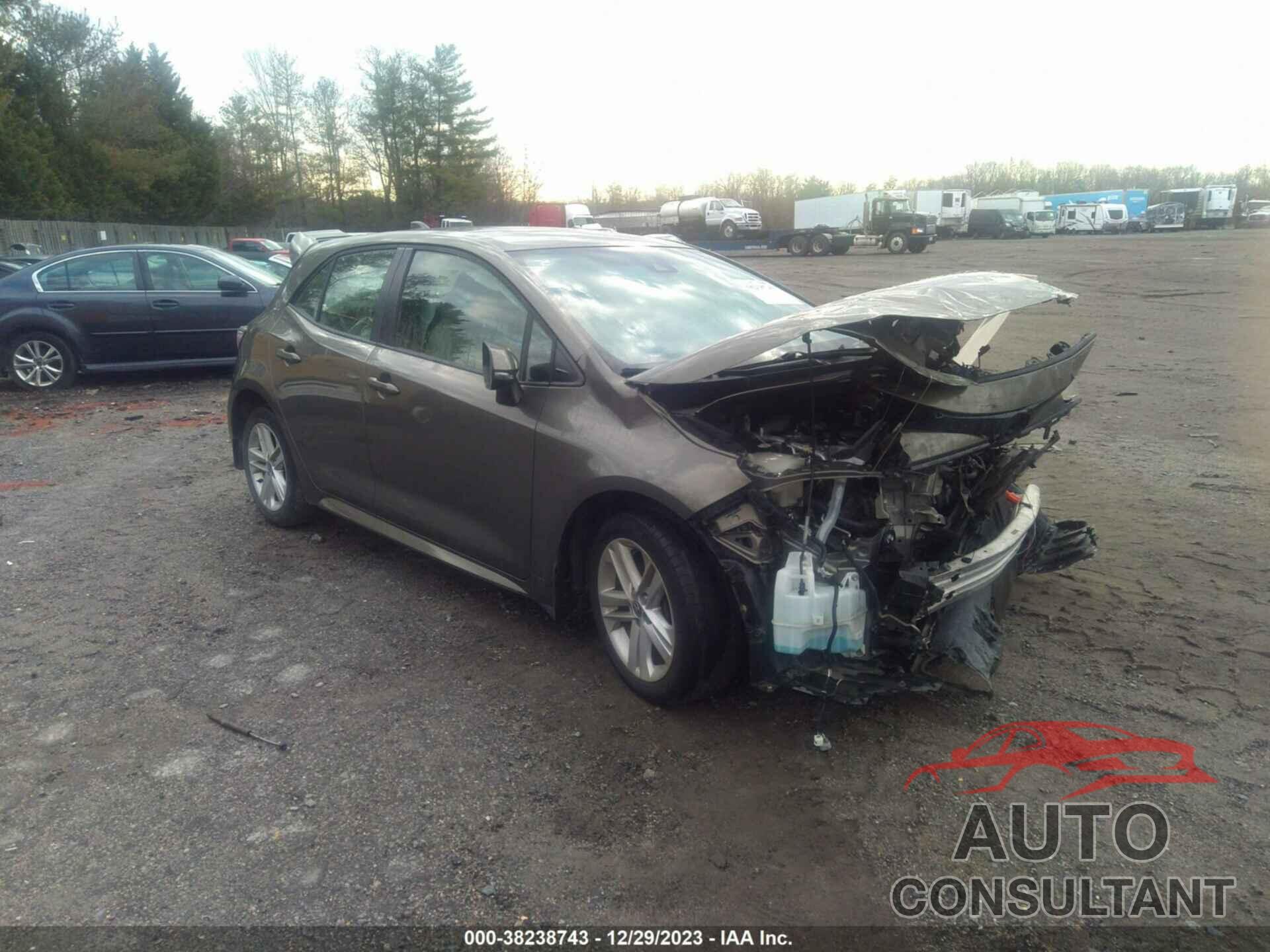 TOYOTA COROLLA 2019 - JTNK4RBE3K3003157