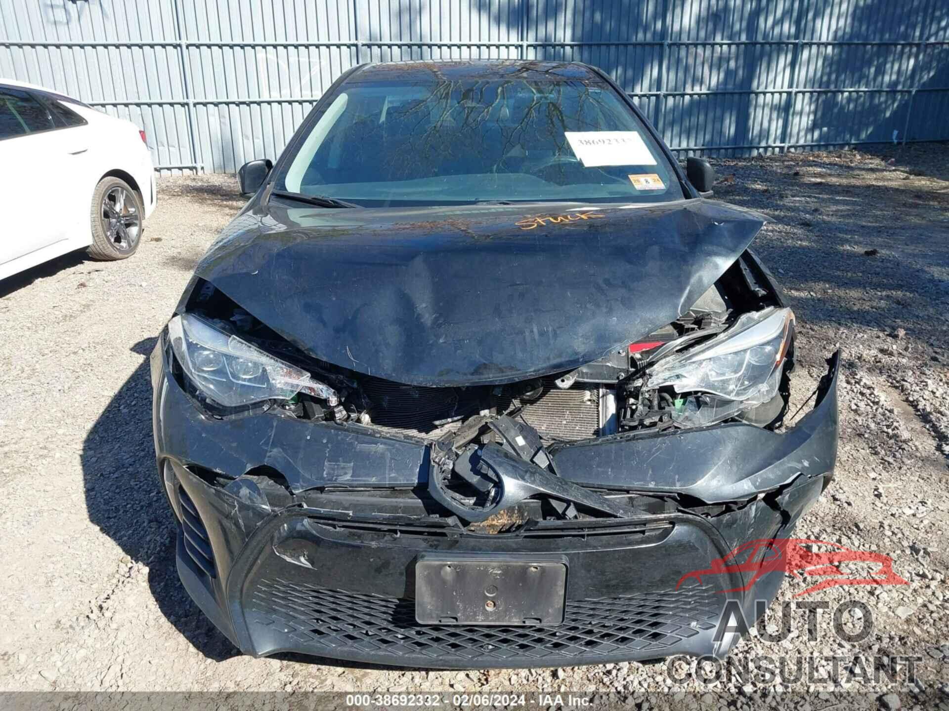 TOYOTA COROLLA 2017 - 2T1BURHE8HC943496