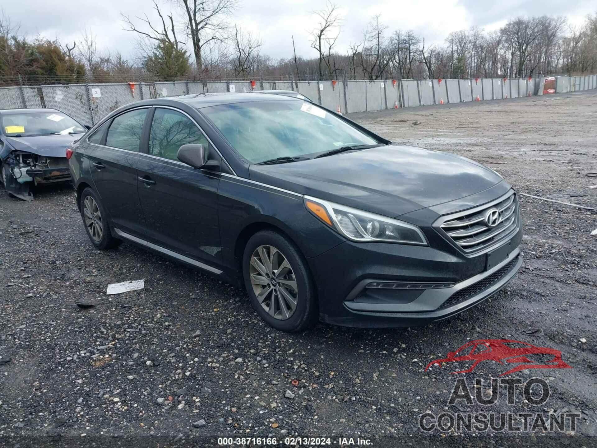 HYUNDAI SONATA 2017 - 5NPE34AF2HH464929