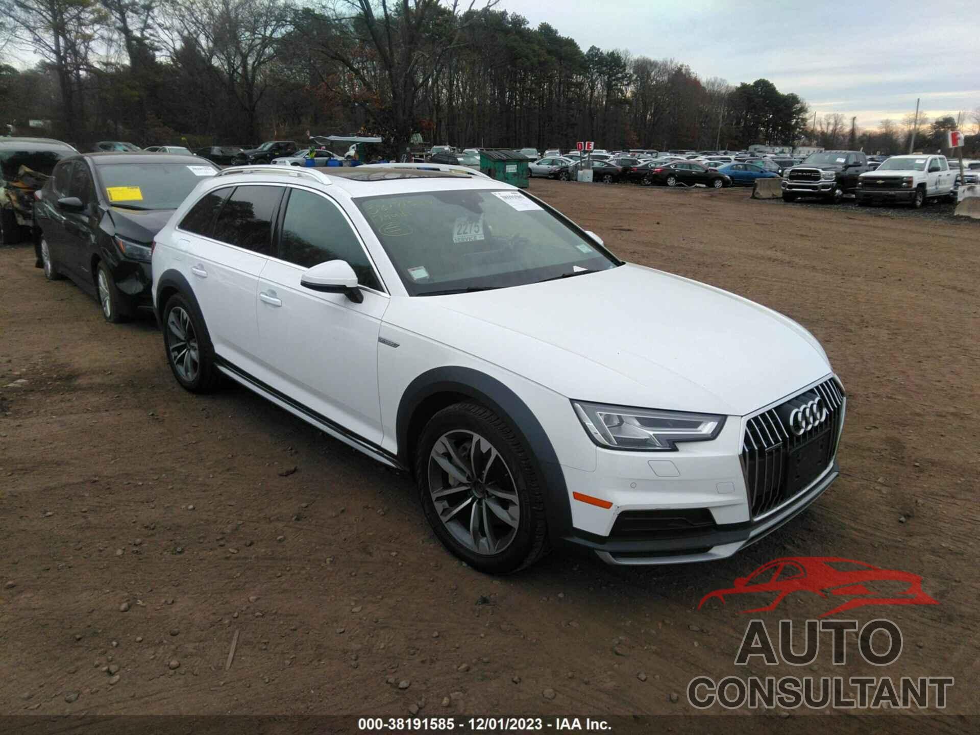 AUDI A4 ALLROAD 2017 - WA18NAF46HA043312