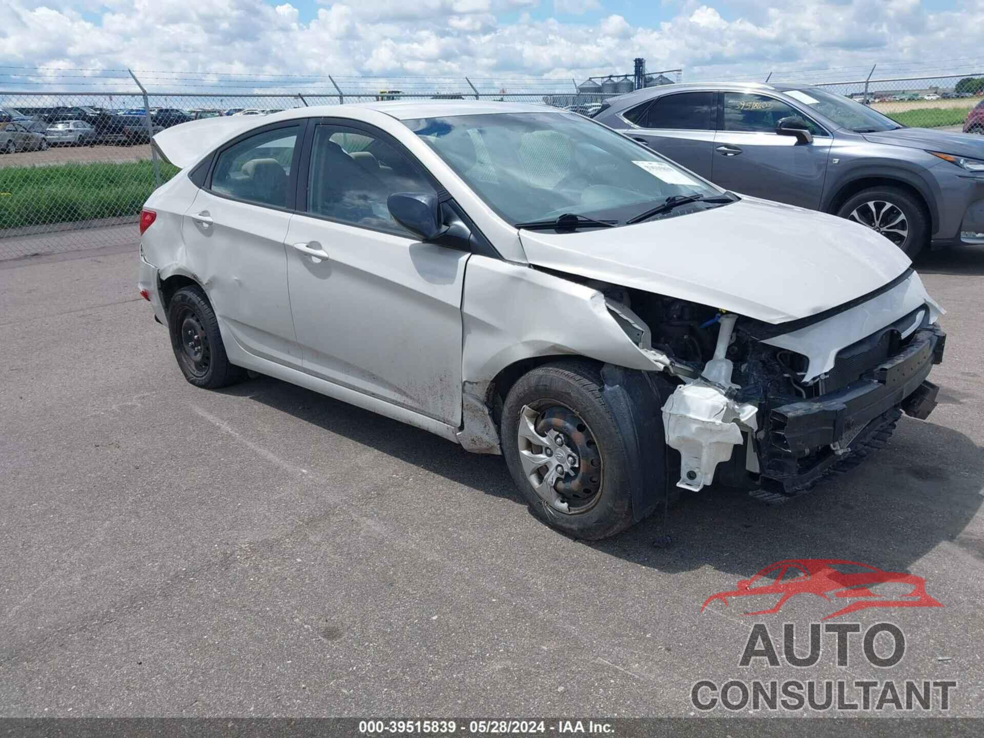 HYUNDAI ACCENT 2016 - KMHCT4AE7GU961506