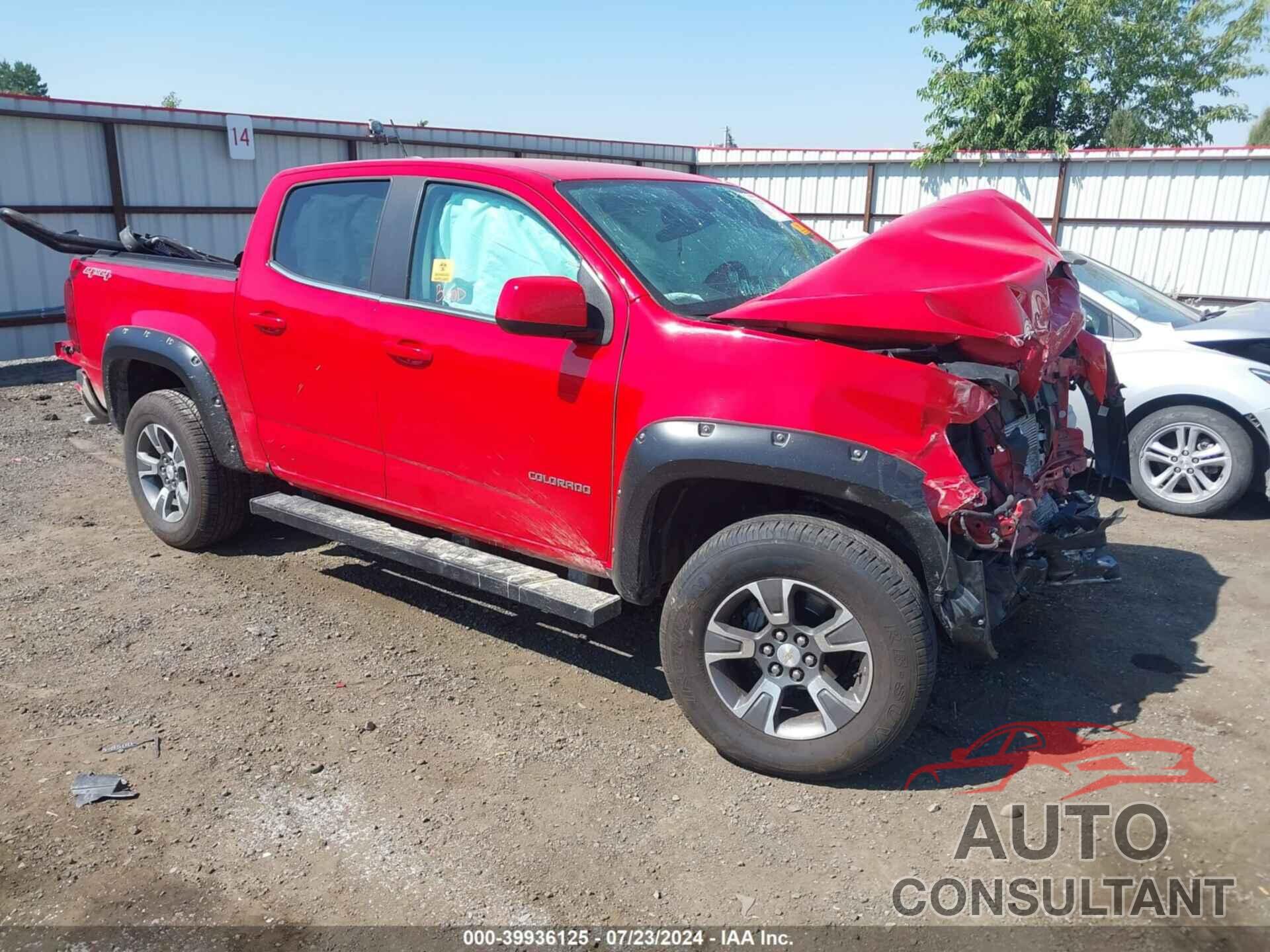 CHEVROLET COLORADO 2019 - 1GCGTCENXK1190401