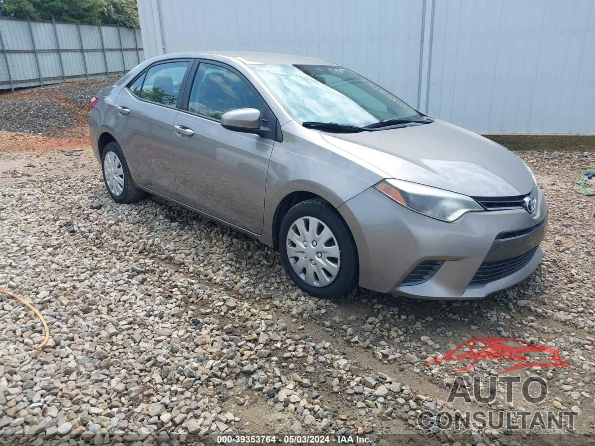 TOYOTA COROLLA 2016 - 2T1BURHE3GC676413