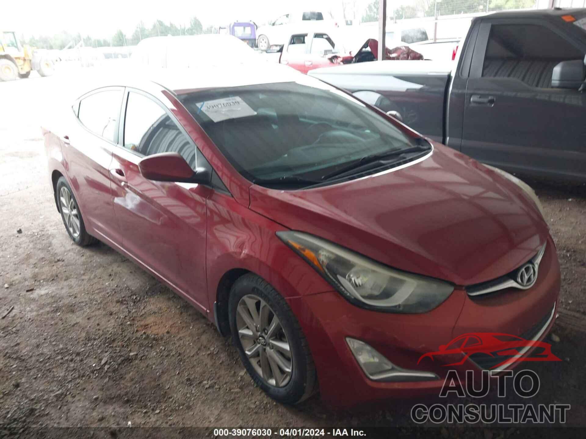 HYUNDAI ELANTRA 2016 - 5NPDH4AE4GH657232