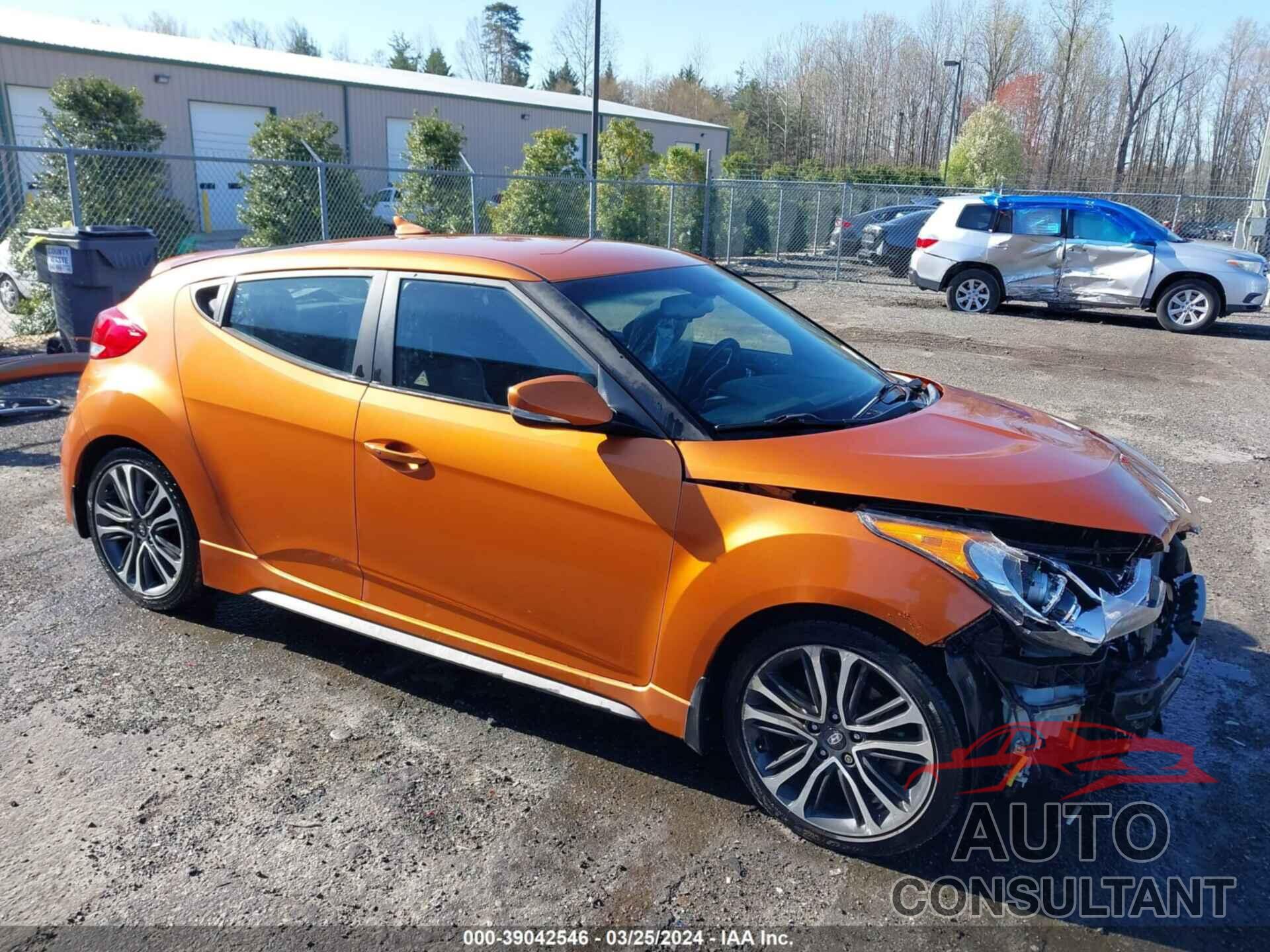 HYUNDAI VELOSTER 2016 - KMHTC6AE4GU281879