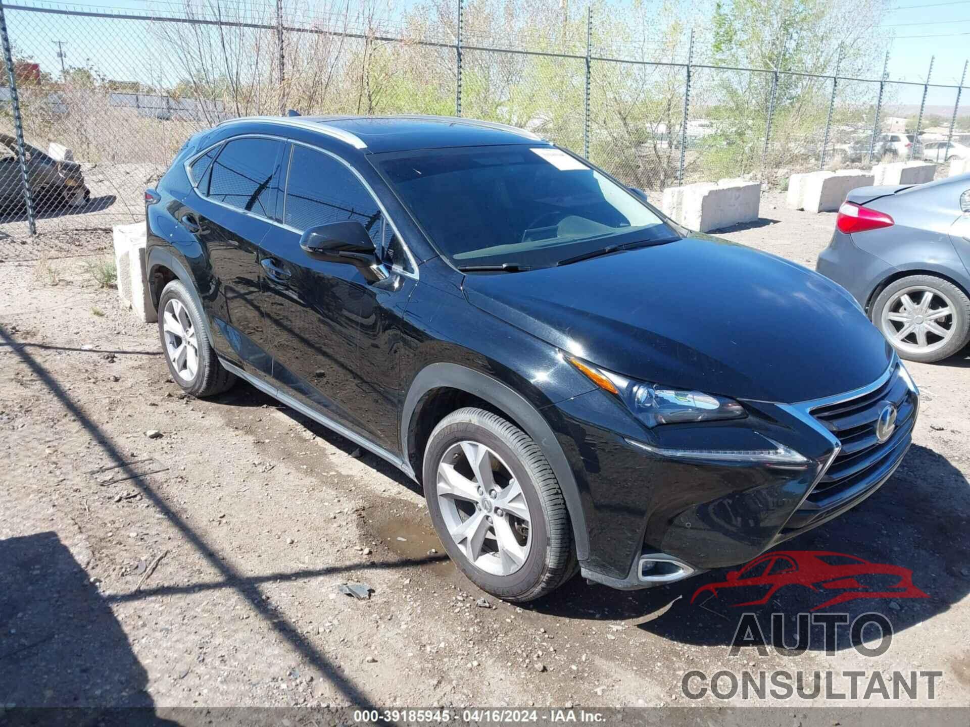 LEXUS NX 200T 2017 - JTJBARBZ7H2102222