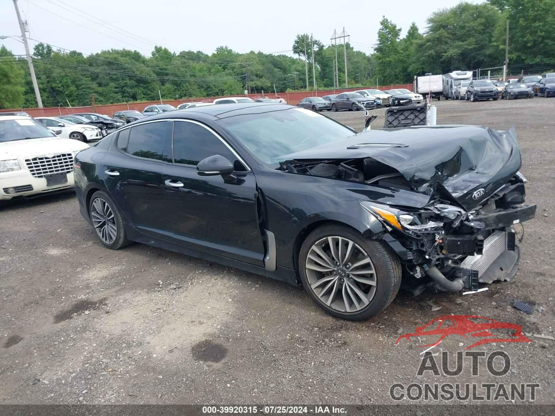 KIA STINGER 2019 - KNAE25LA5K6047538