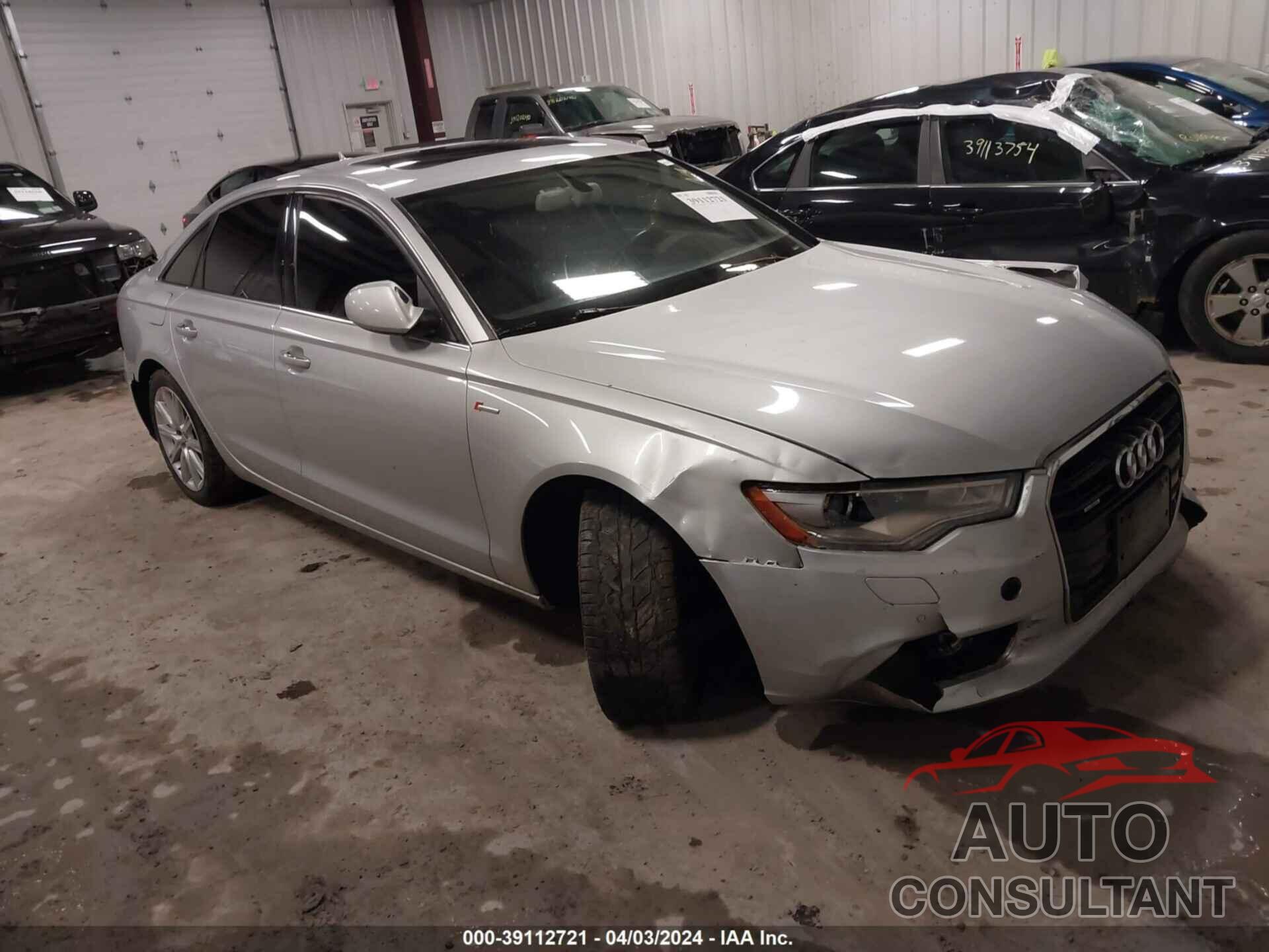 AUDI A6 2013 - WAUGGAFC1DN128710