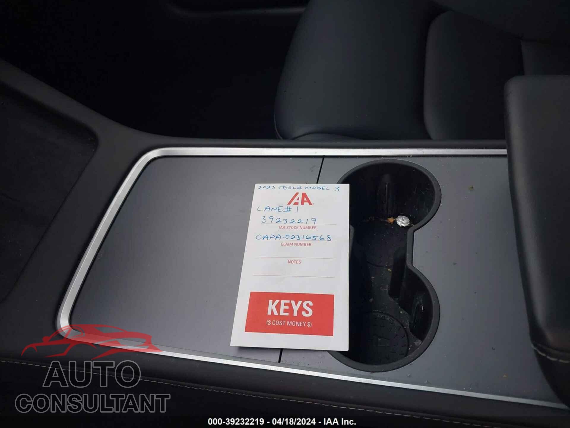 TESLA MODEL 3 2023 - 5YJ3E1EA8PF468527