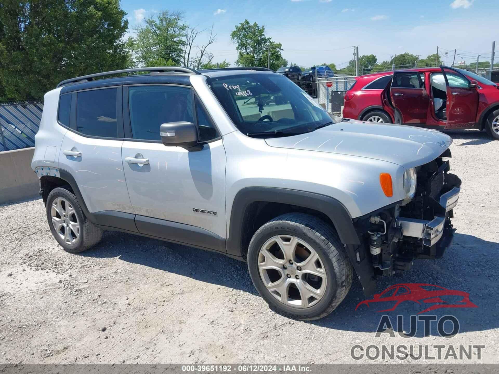 JEEP RENEGADE 2019 - ZACNJBD19KPJ90926