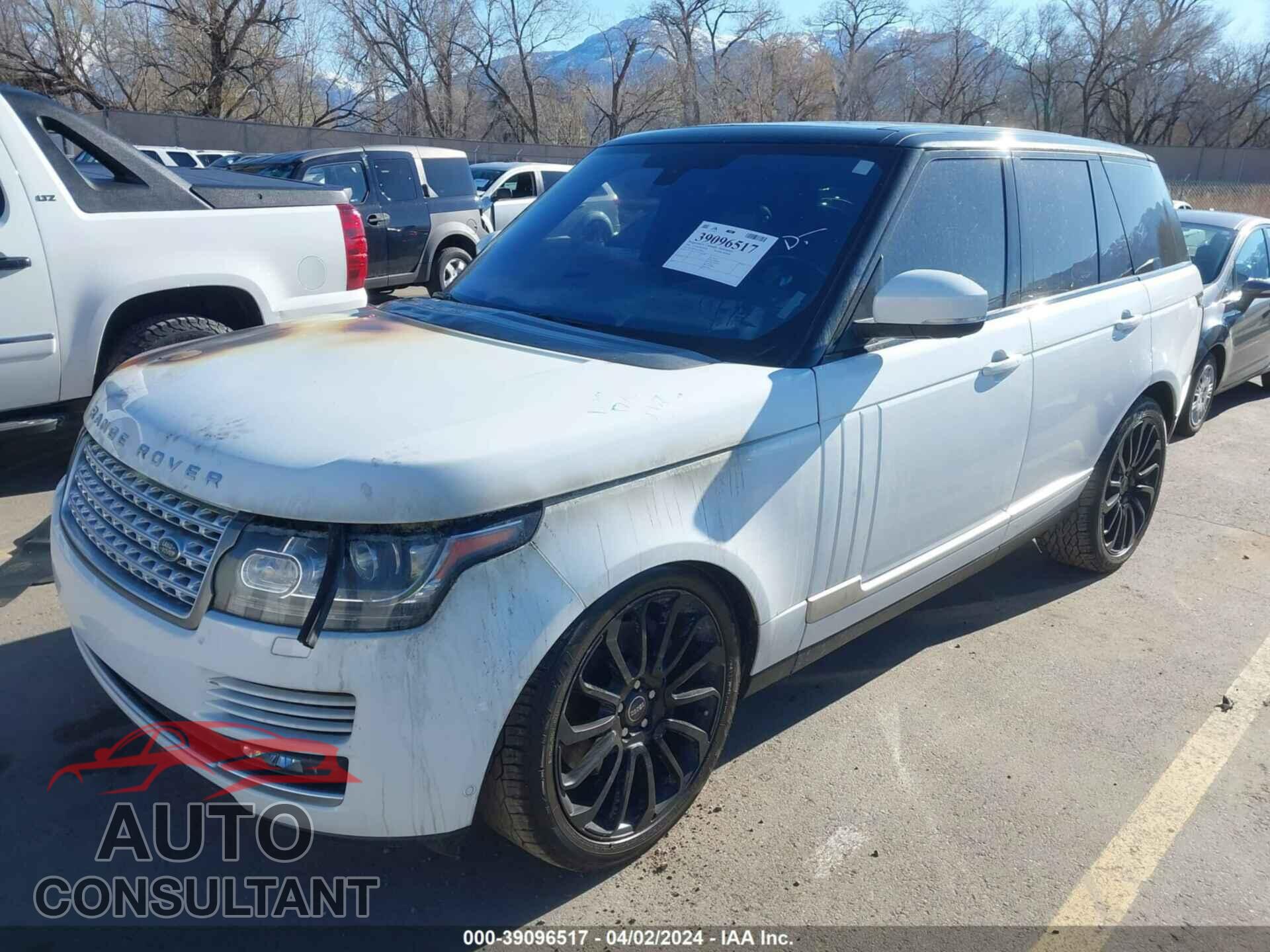 LAND ROVER RANGE ROVER 2016 - SALGS2PFXGA320048