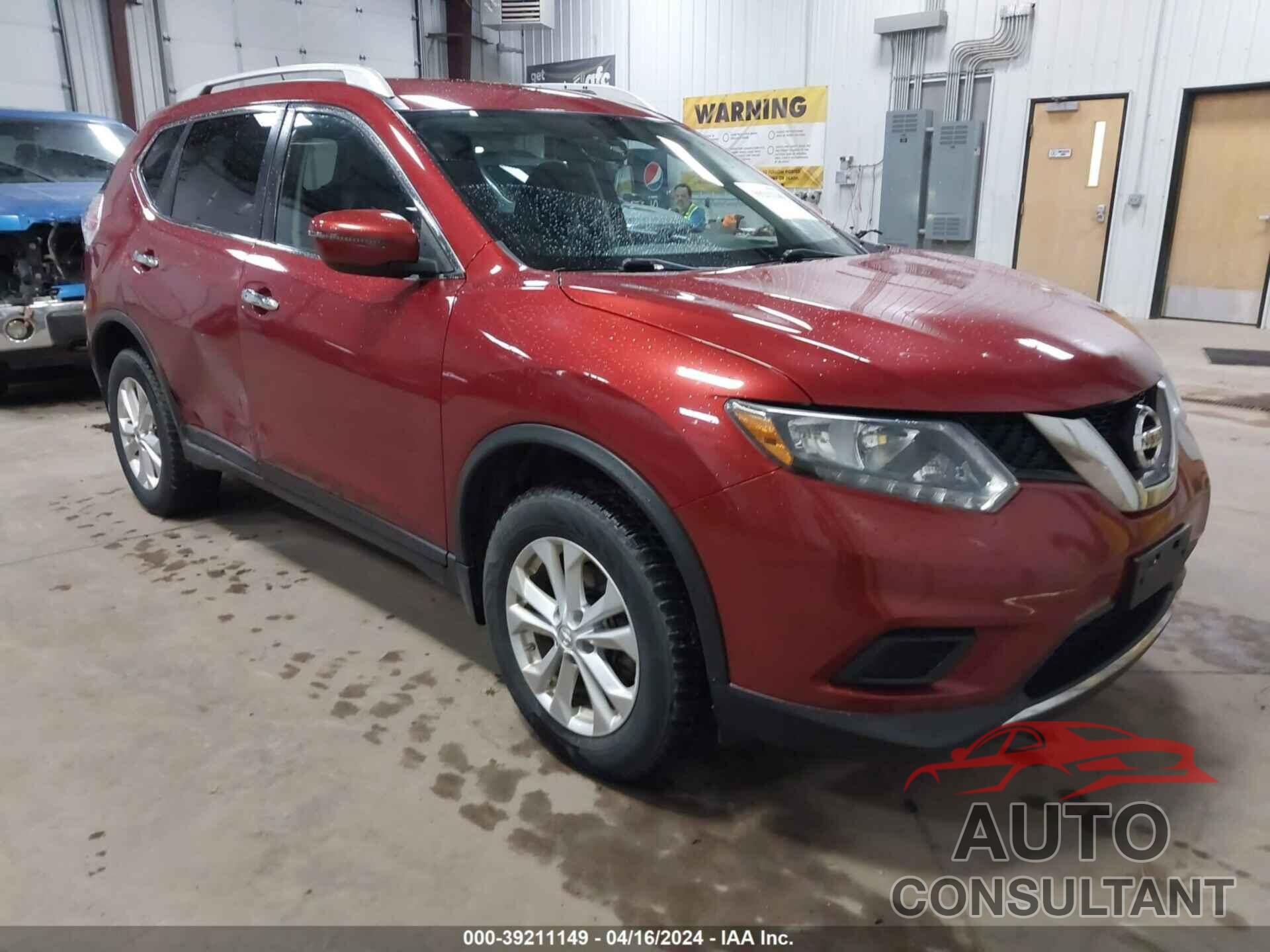 NISSAN ROGUE 2016 - KNMAT2MV3GP645143