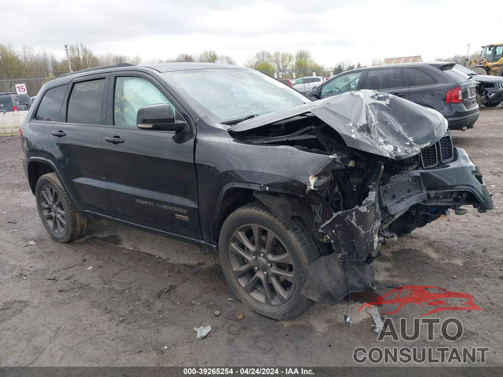 JEEP GRAND CHEROKEE 2016 - 1C4RJFBGXGC393516