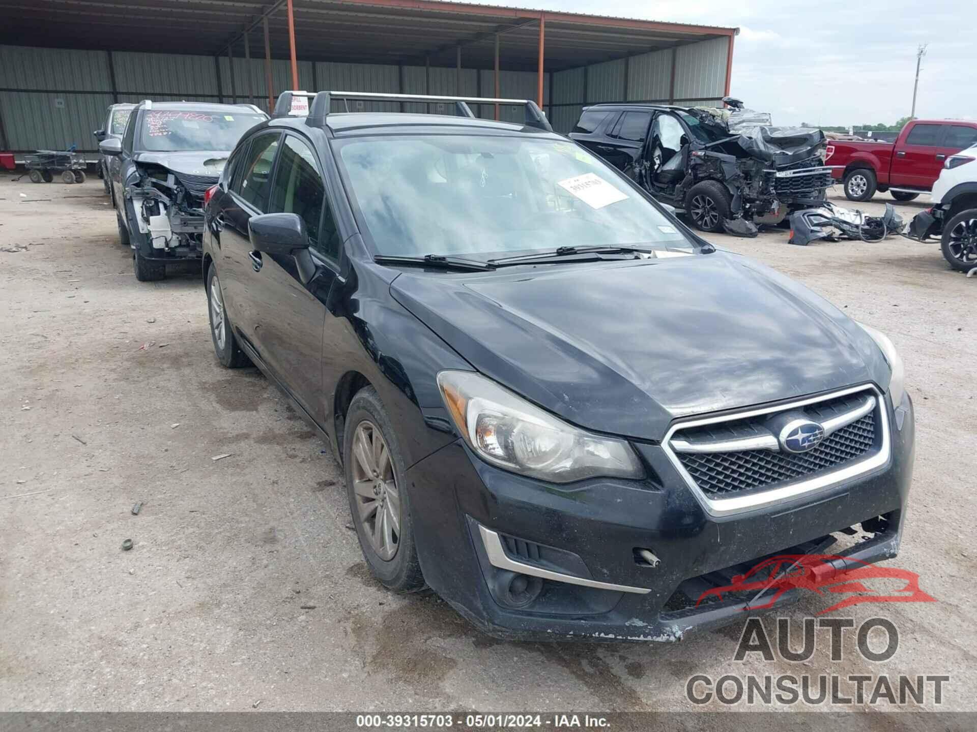 SUBARU IMPREZA 2016 - JF1GPAB60G8293367