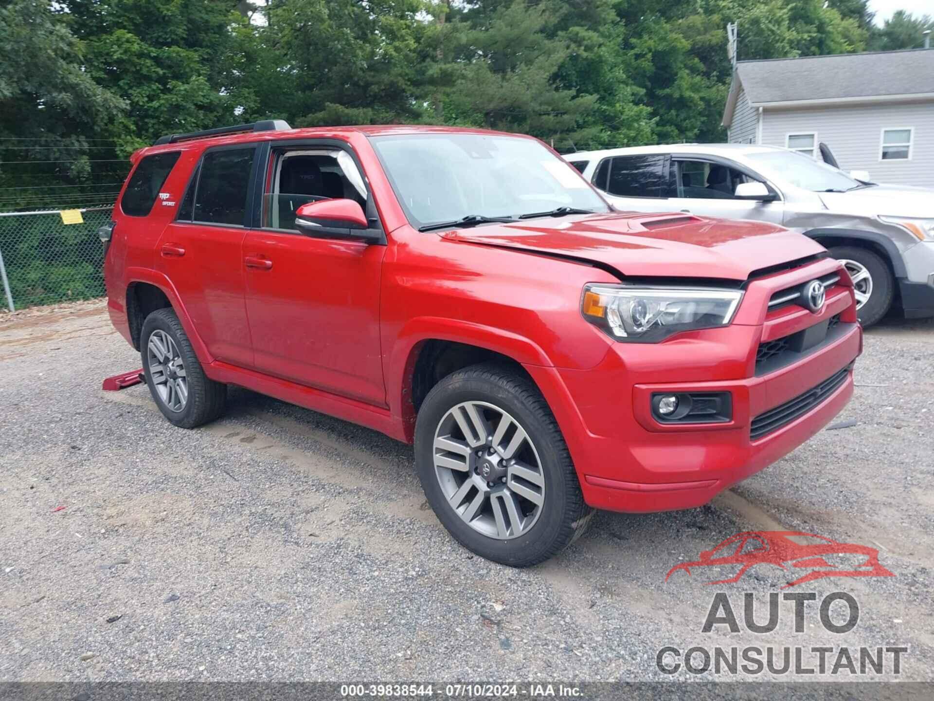 TOYOTA 4RUNNER 2022 - JTESU5JR5N5989958