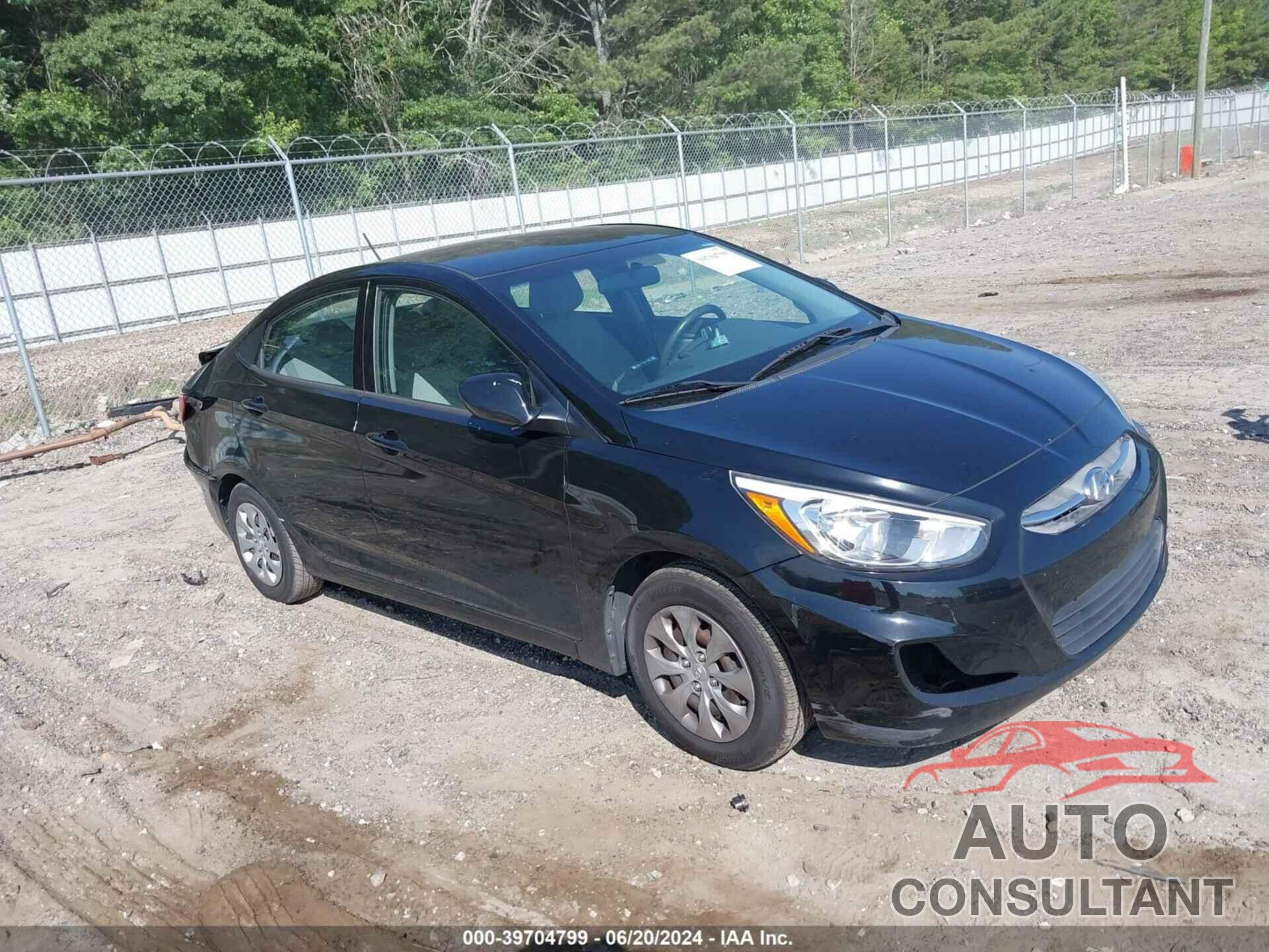 HYUNDAI ACCENT 2017 - KMHCT4AE1HU187349