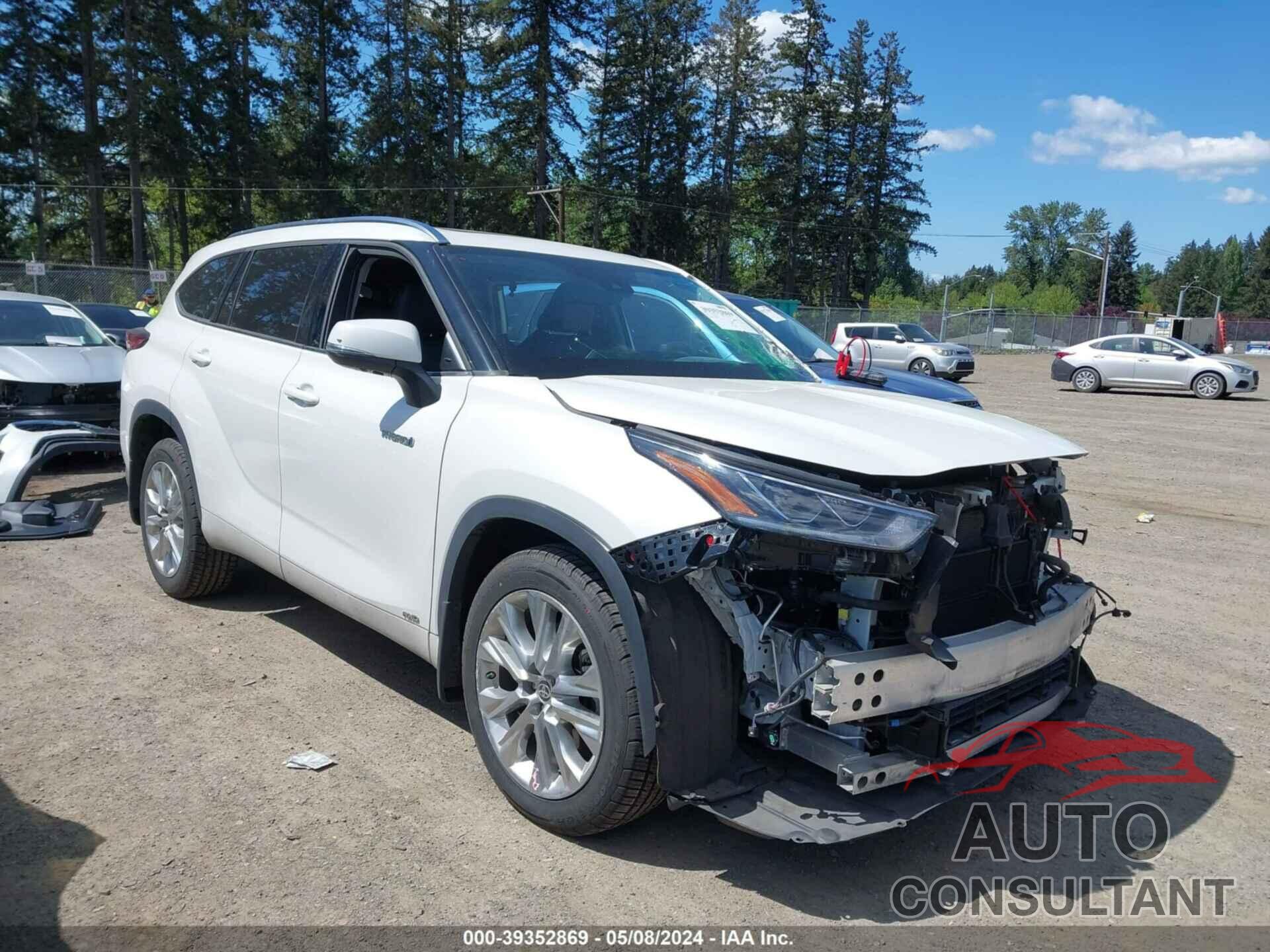 TOYOTA HIGHLANDER 2021 - 5TDDBRCH5MS018255