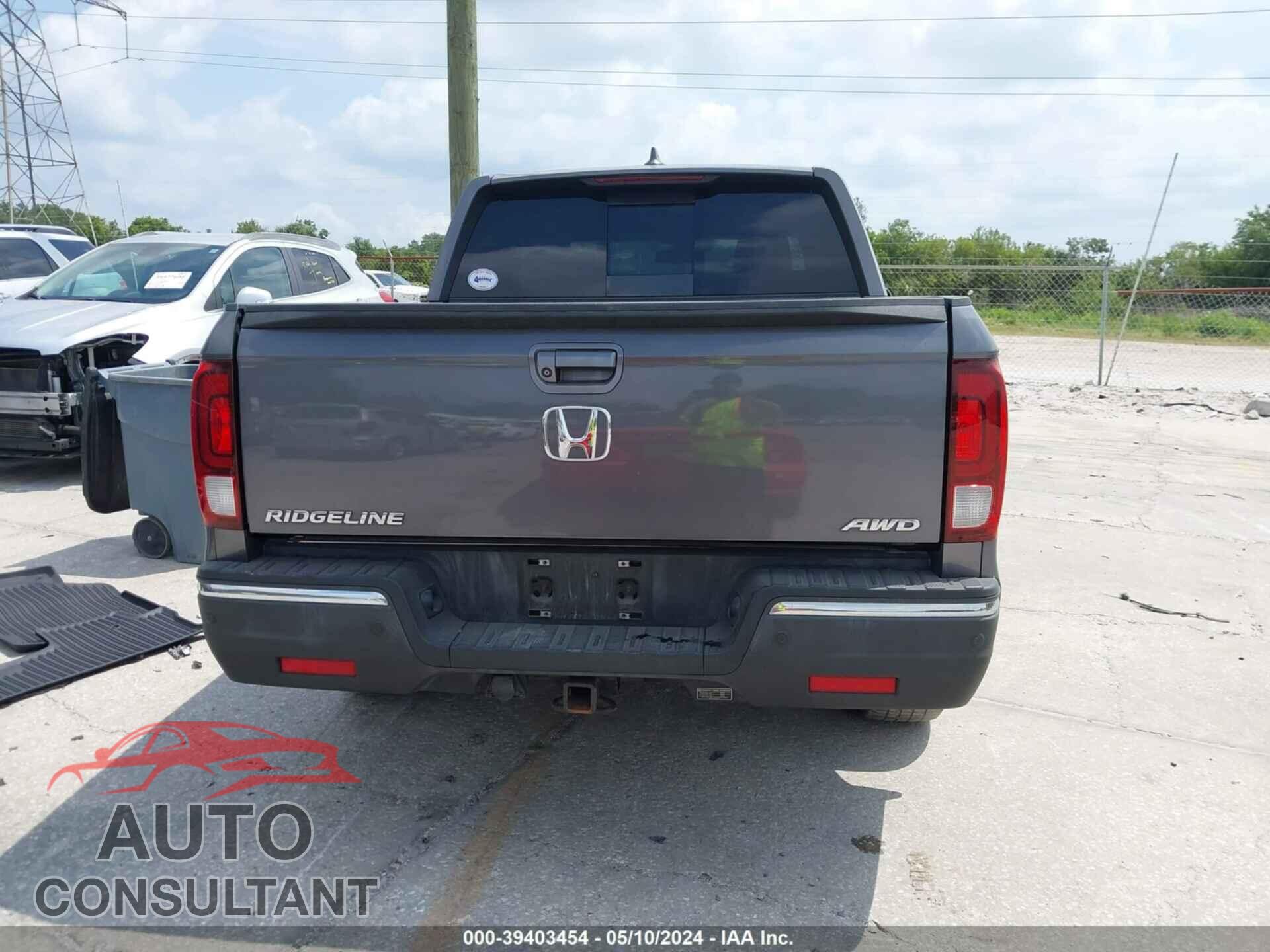HONDA RIDGELINE 2017 - 5FPYK3F74HB023854