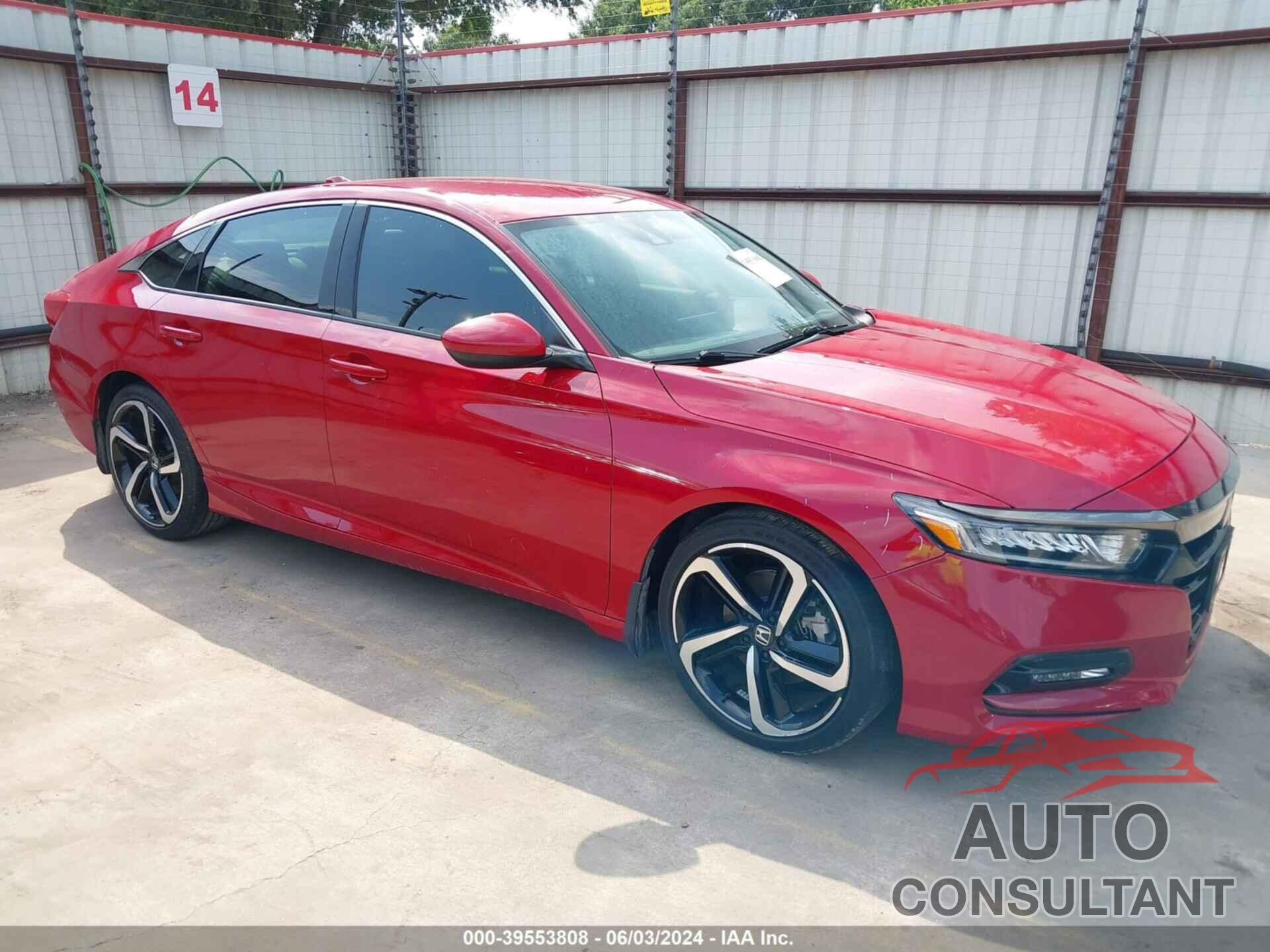 HONDA ACCORD 2019 - 1HGCV1F34KA101093