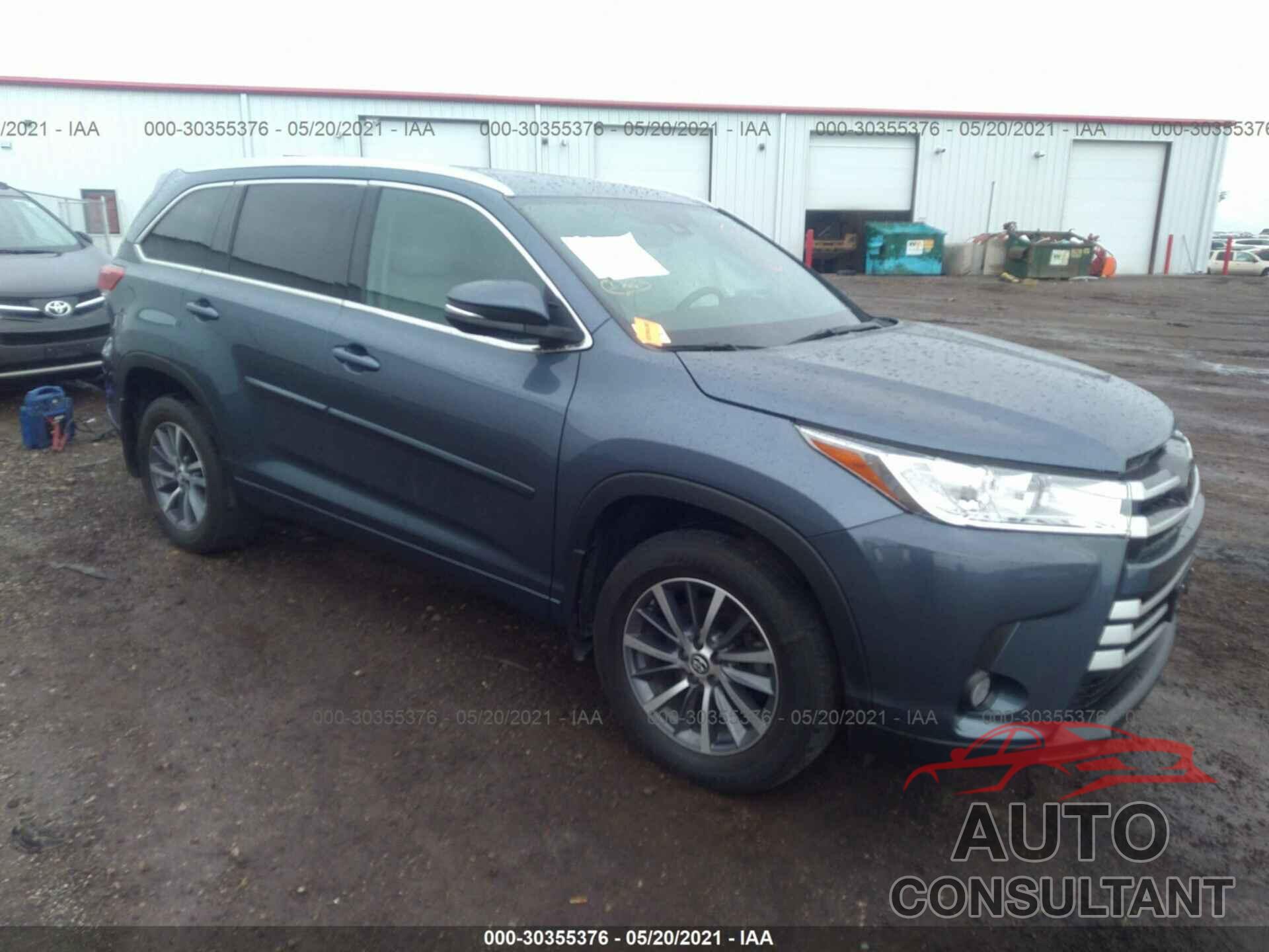 TOYOTA HIGHLANDER 2018 - 5TDJZRFH2JS824513