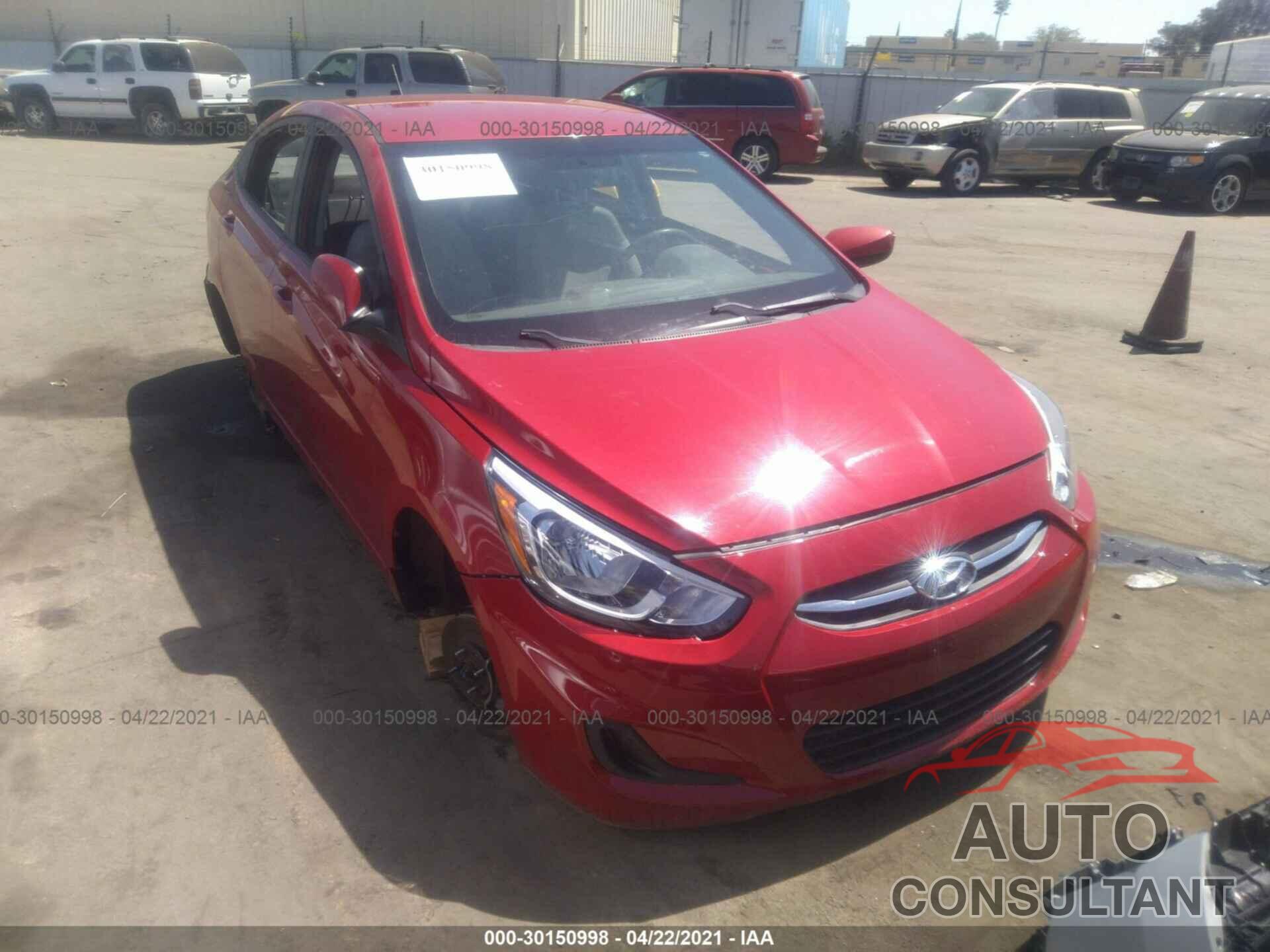 HYUNDAI ACCENT 2017 - KMHCT4AE8HU237146