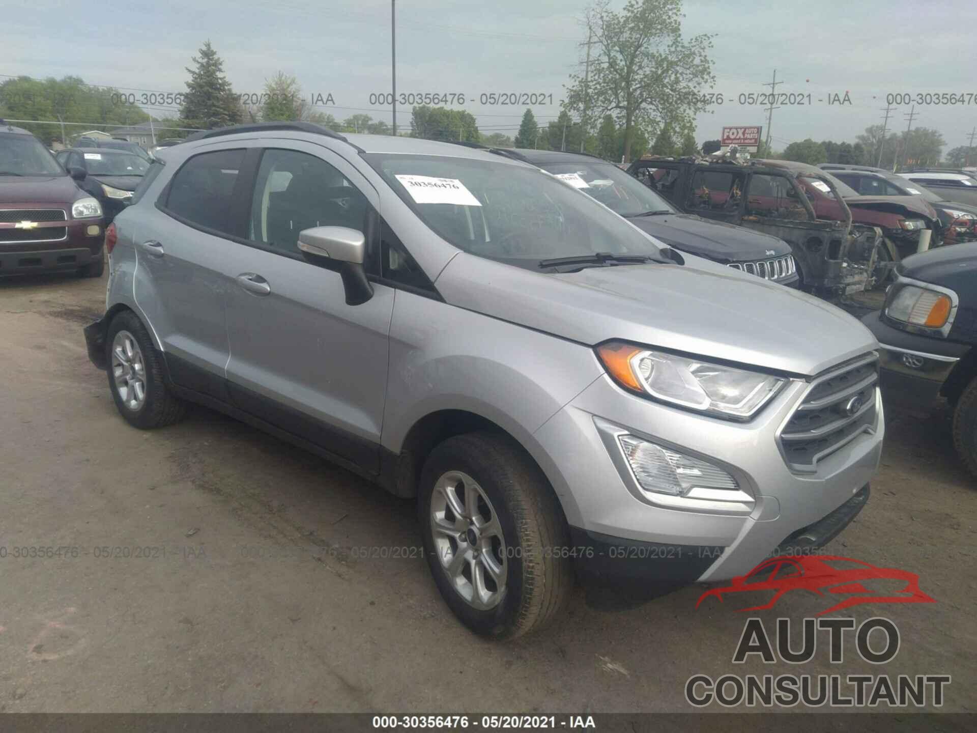 FORD ECOSPORT 2019 - MAJ3S2GE7KC277532