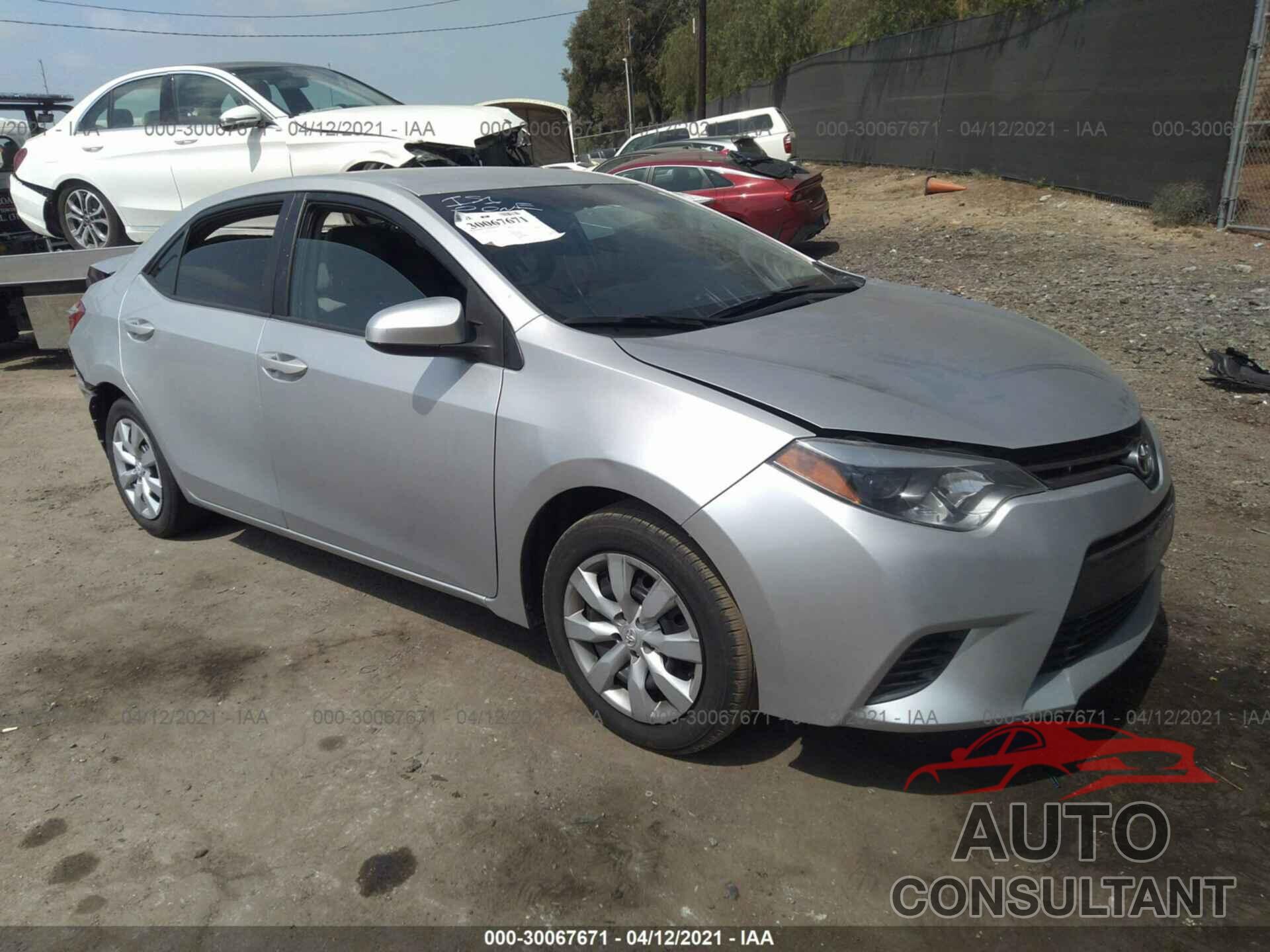 TOYOTA COROLLA 2016 - 5YFBURHE9GP553649