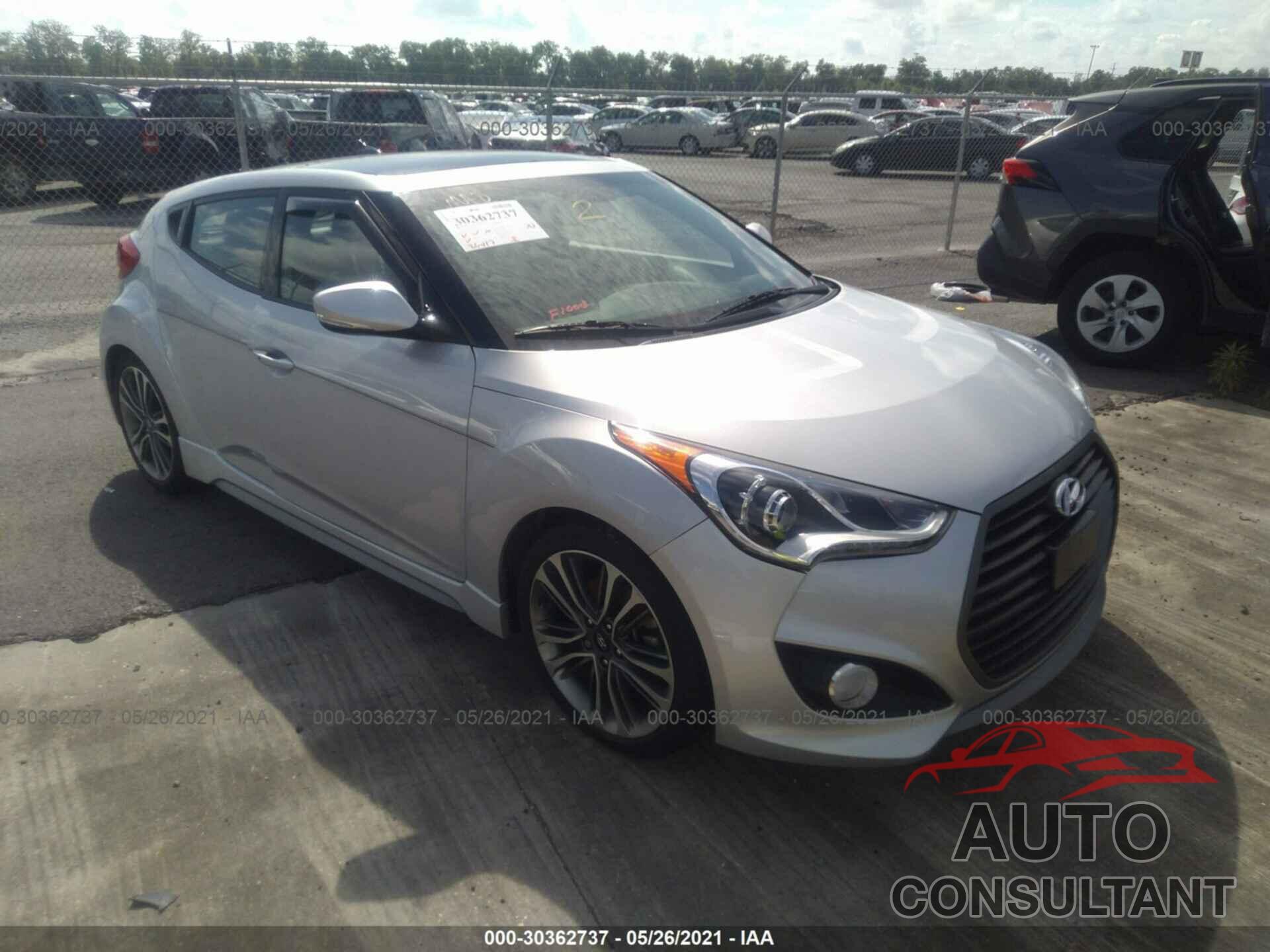 HYUNDAI VELOSTER 2017 - KMHTC6AE8HU314206