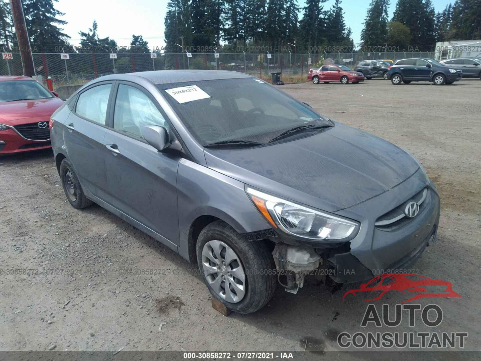 HYUNDAI ACCENT 2017 - KMHCT4AE8HU196565