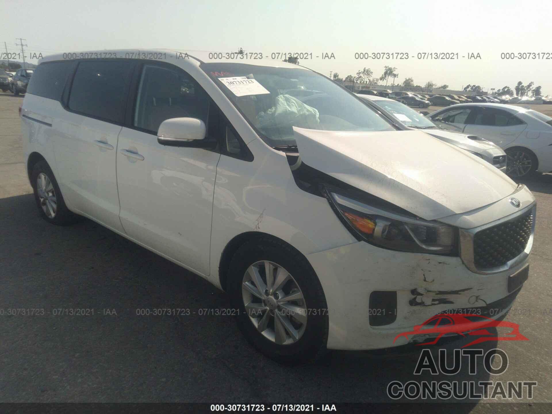 KIA SEDONA 2017 - KNDMB5C10H6218638