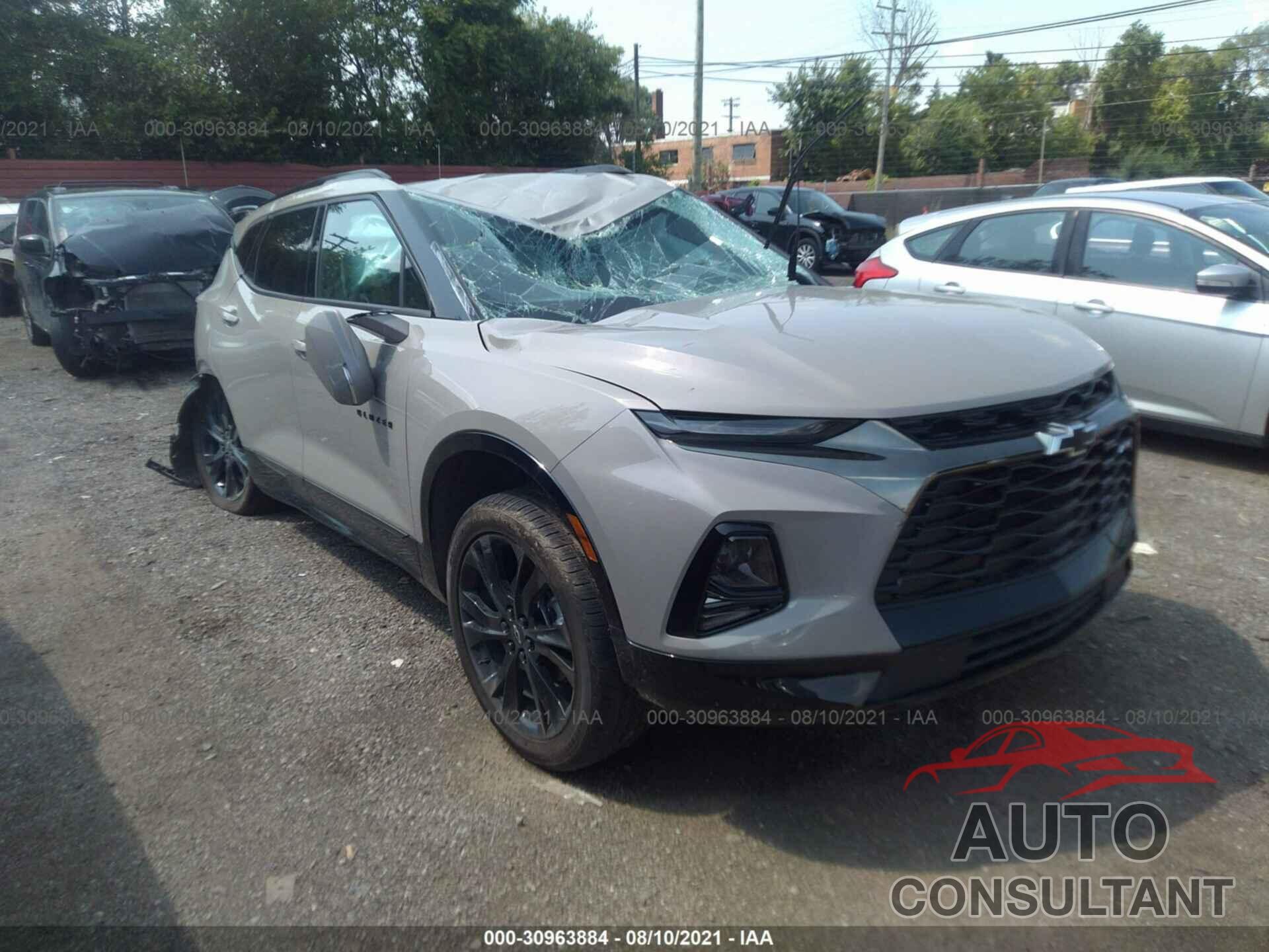 CHEVROLET BLAZER 2021 - 3GNKBERS1MS534196