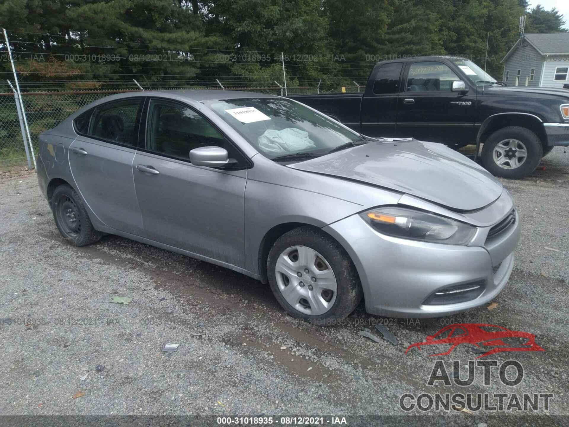 DODGE DART 2016 - 1C3CDFAA1GD592320