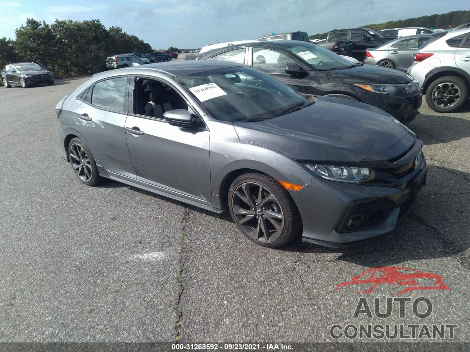 HONDA CIVIC HATCHBACK 2018 - SHHFK7H42JU428321