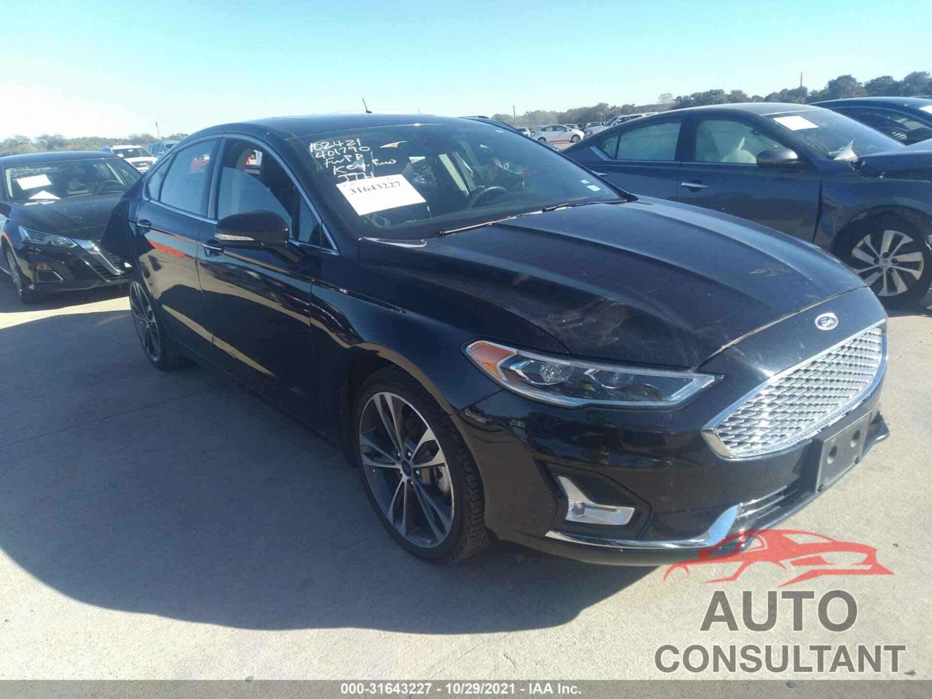 FORD FUSION 2019 - 3FA6P0K98KR238477