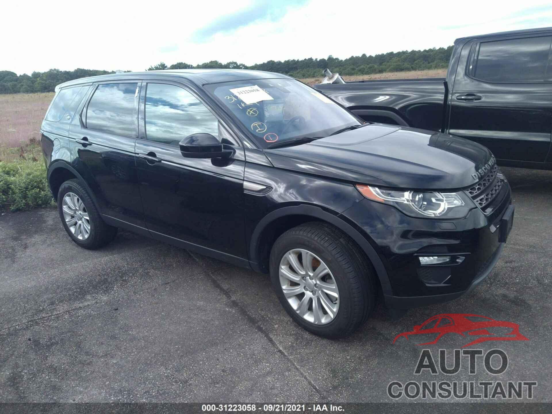 LAND ROVER DISCOVERY SPORT 2019 - SALCP2FX1KH789118