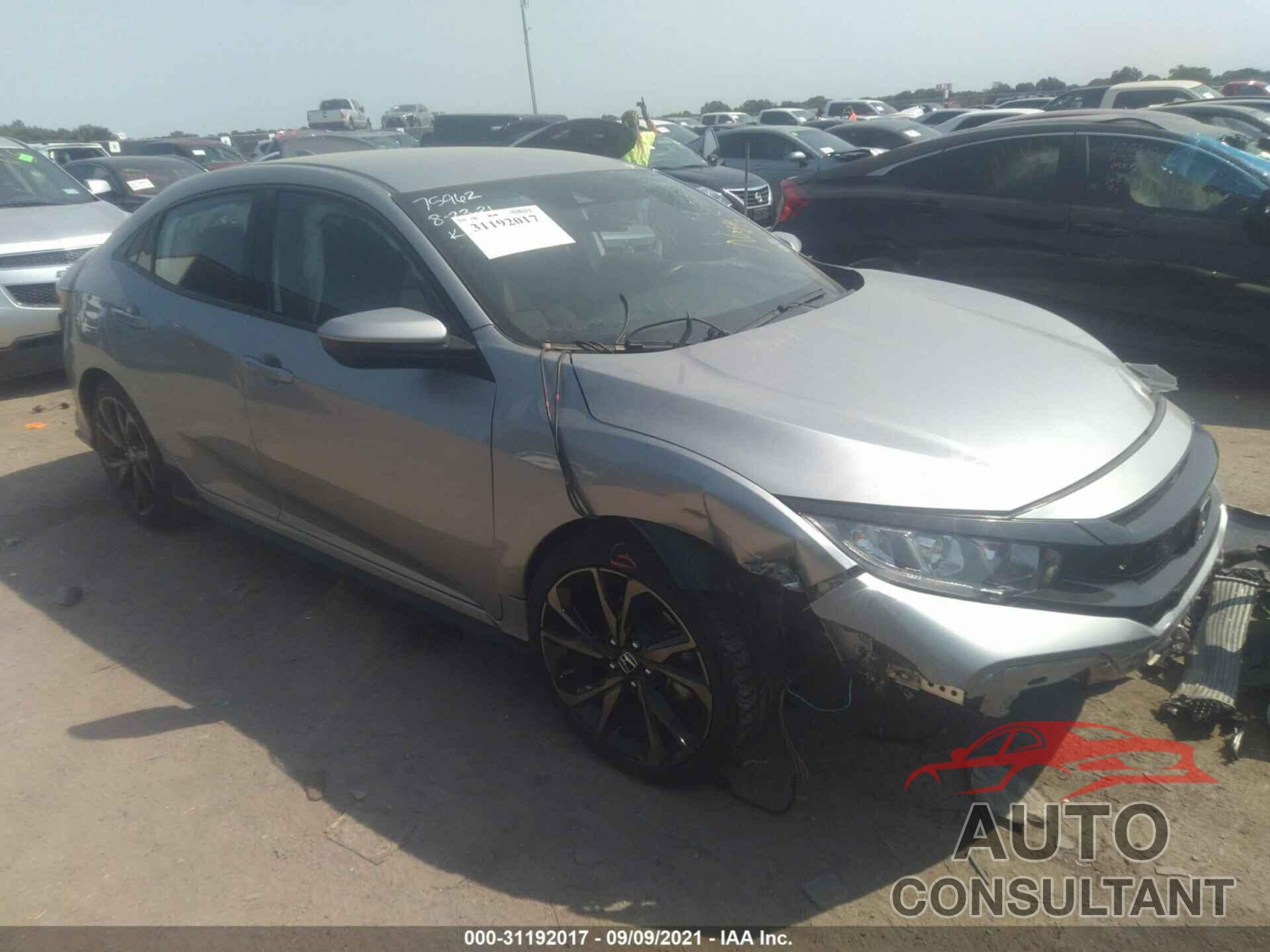 HONDA CIVIC HATCHBACK 2019 - SHHFK7H44KU204100