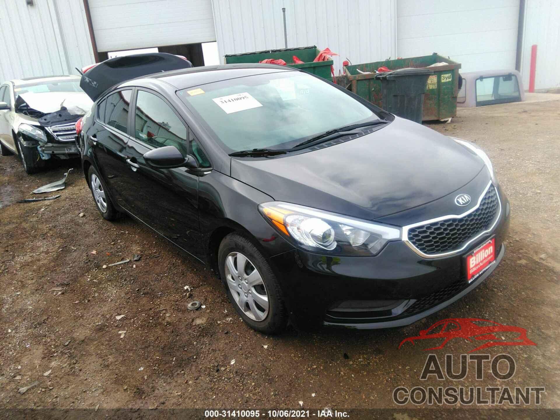 KIA FORTE 2016 - KNAFK4A64G5519495