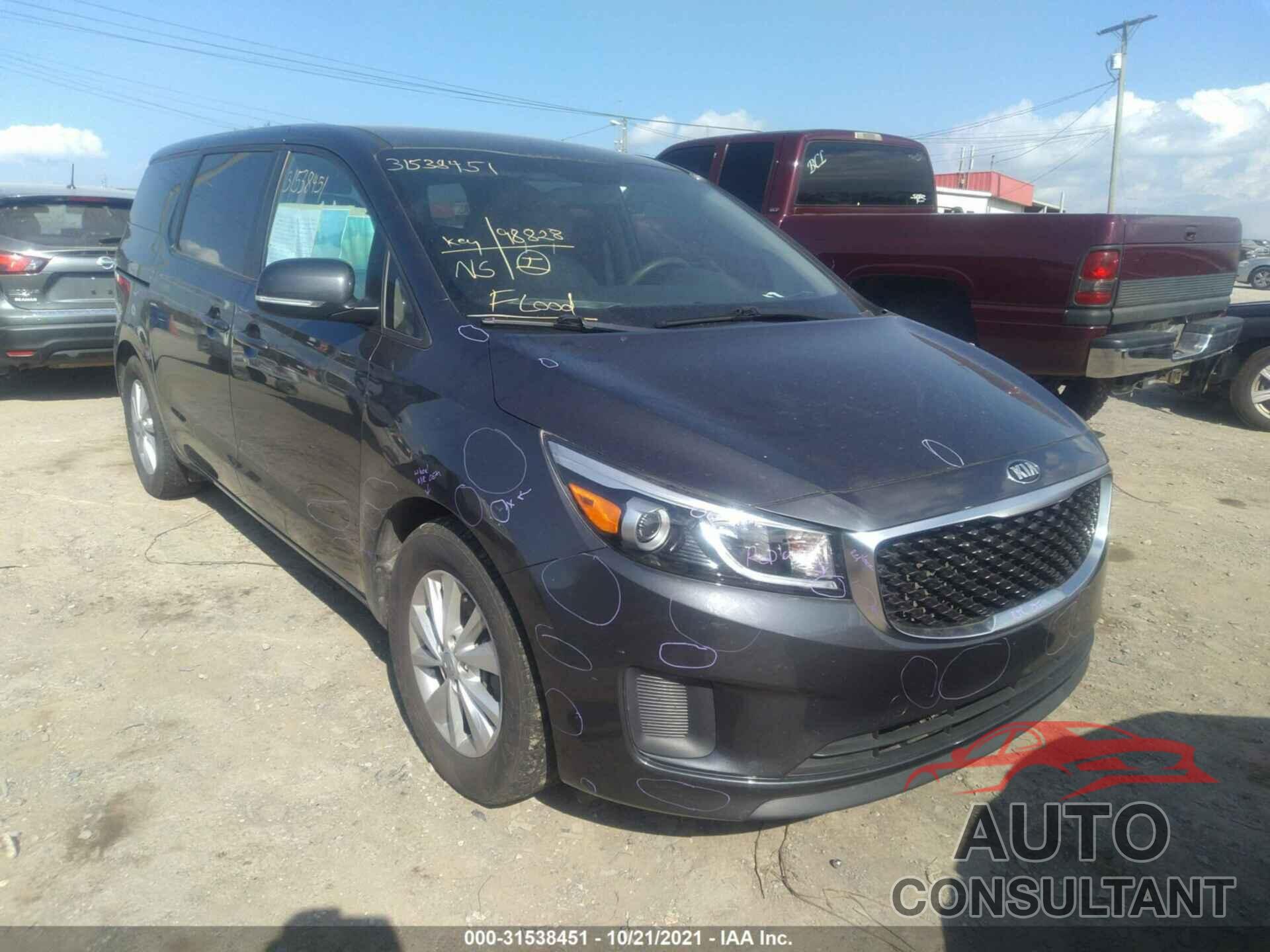 KIA SEDONA 2017 - KNDMB5C11H6229549