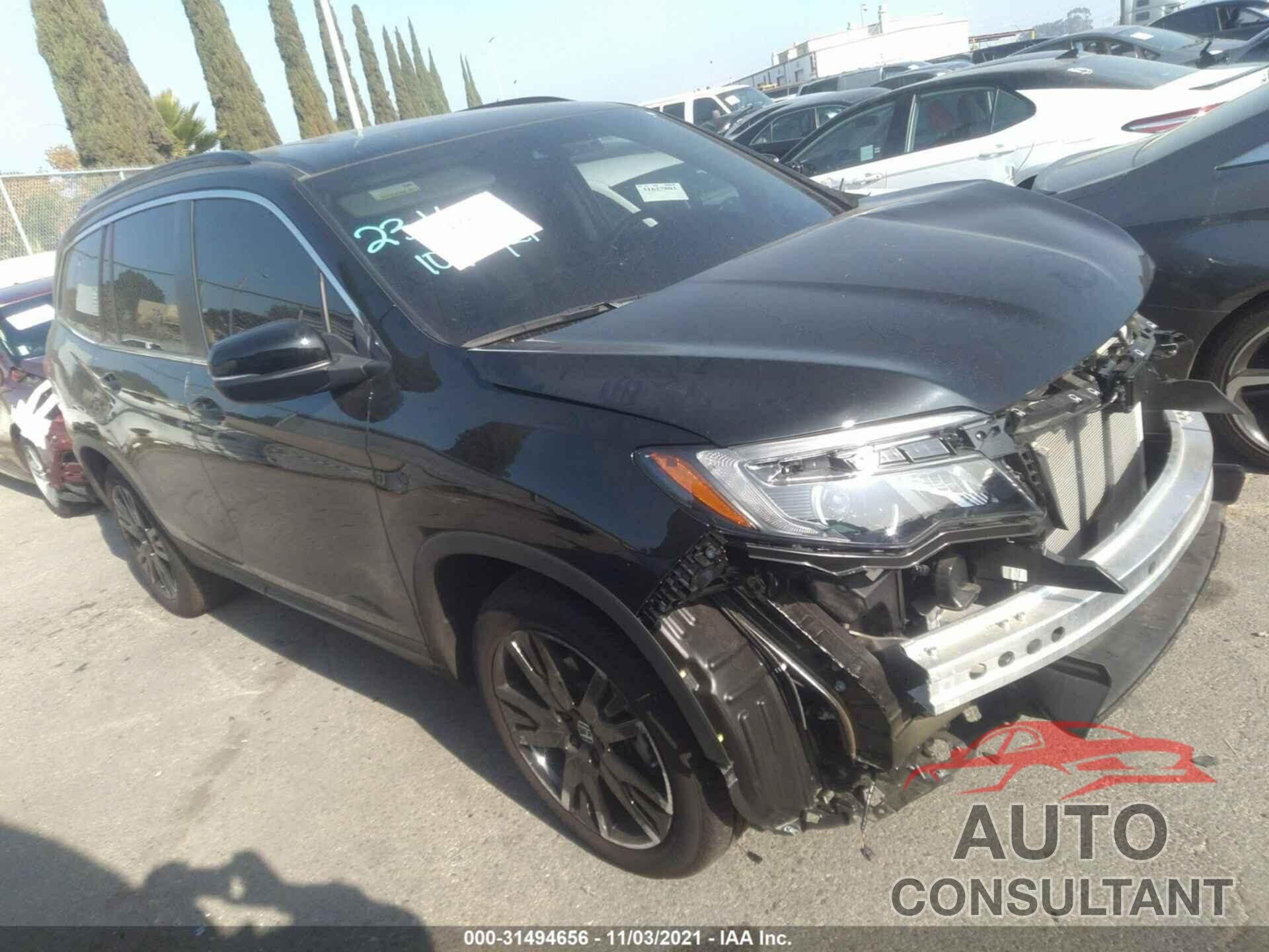 HONDA PILOT 2021 - 5FNYF5H23MB020948