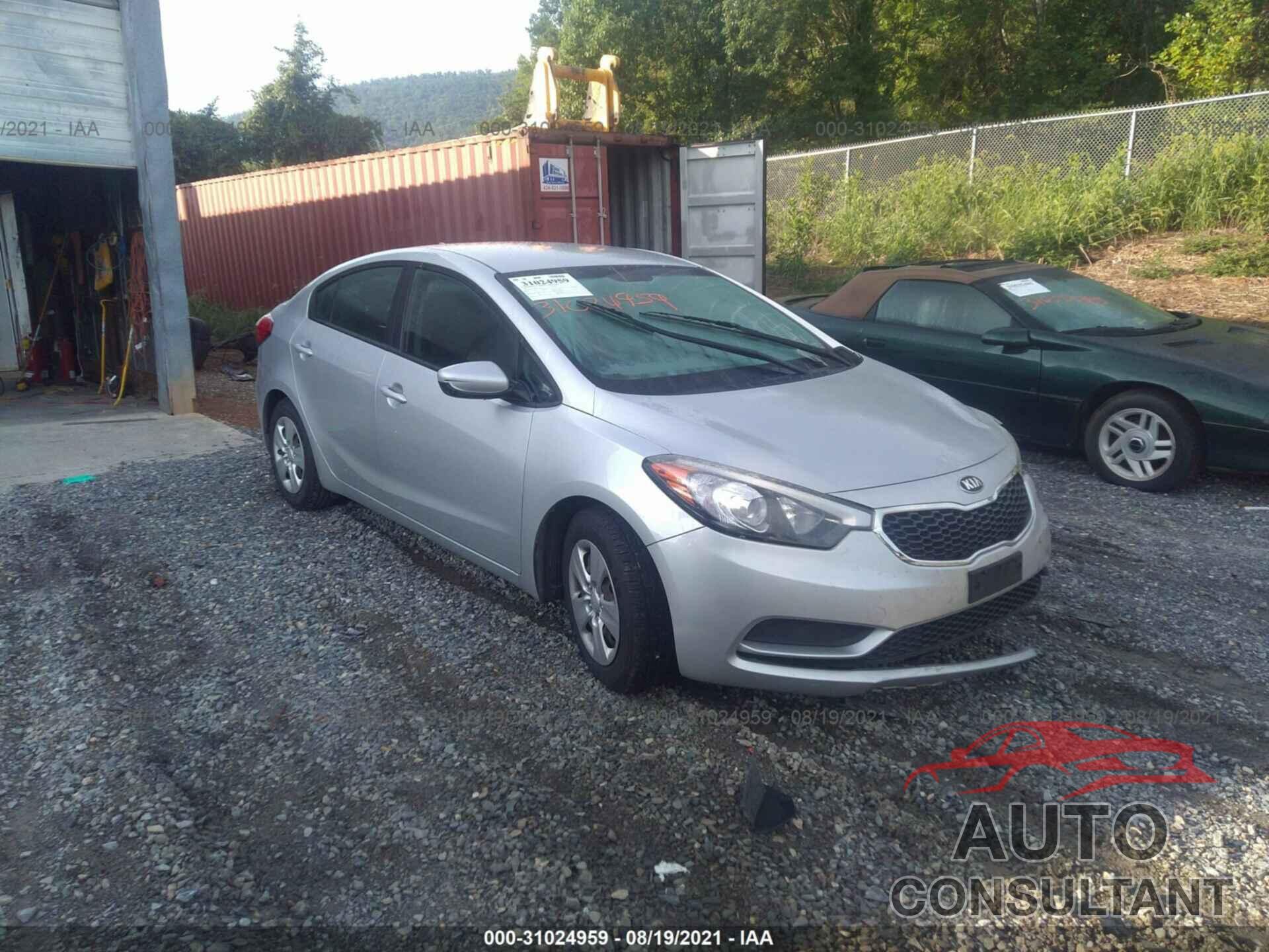 KIA FORTE 2016 - KNAFK4A64G5492749