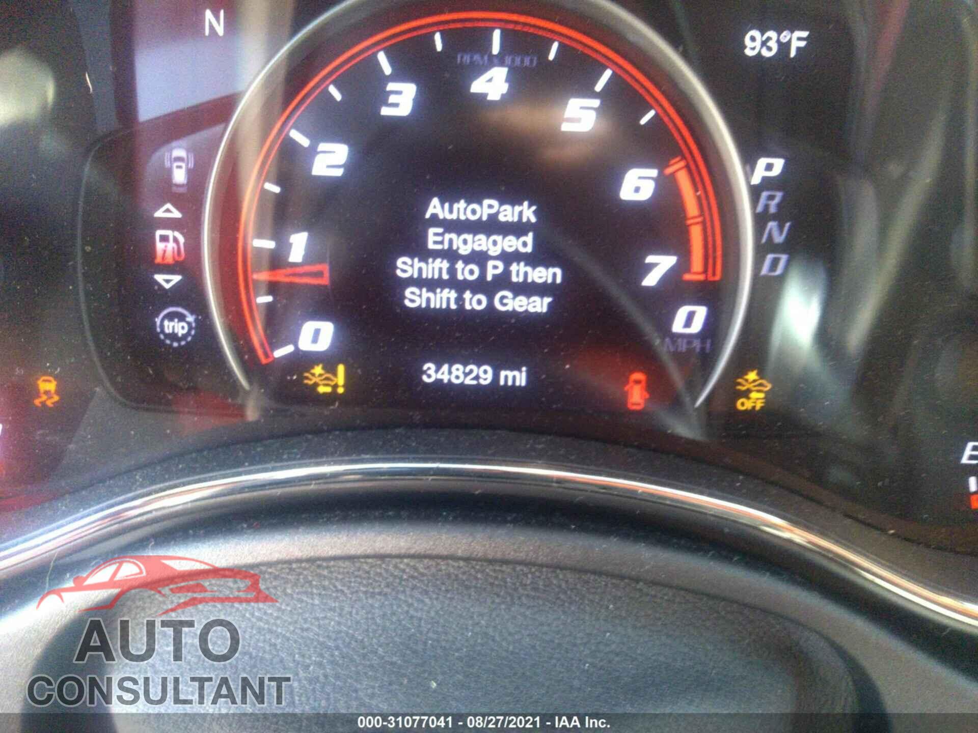 DODGE DURANGO 2018 - 1C4SDJGJ7JC330347