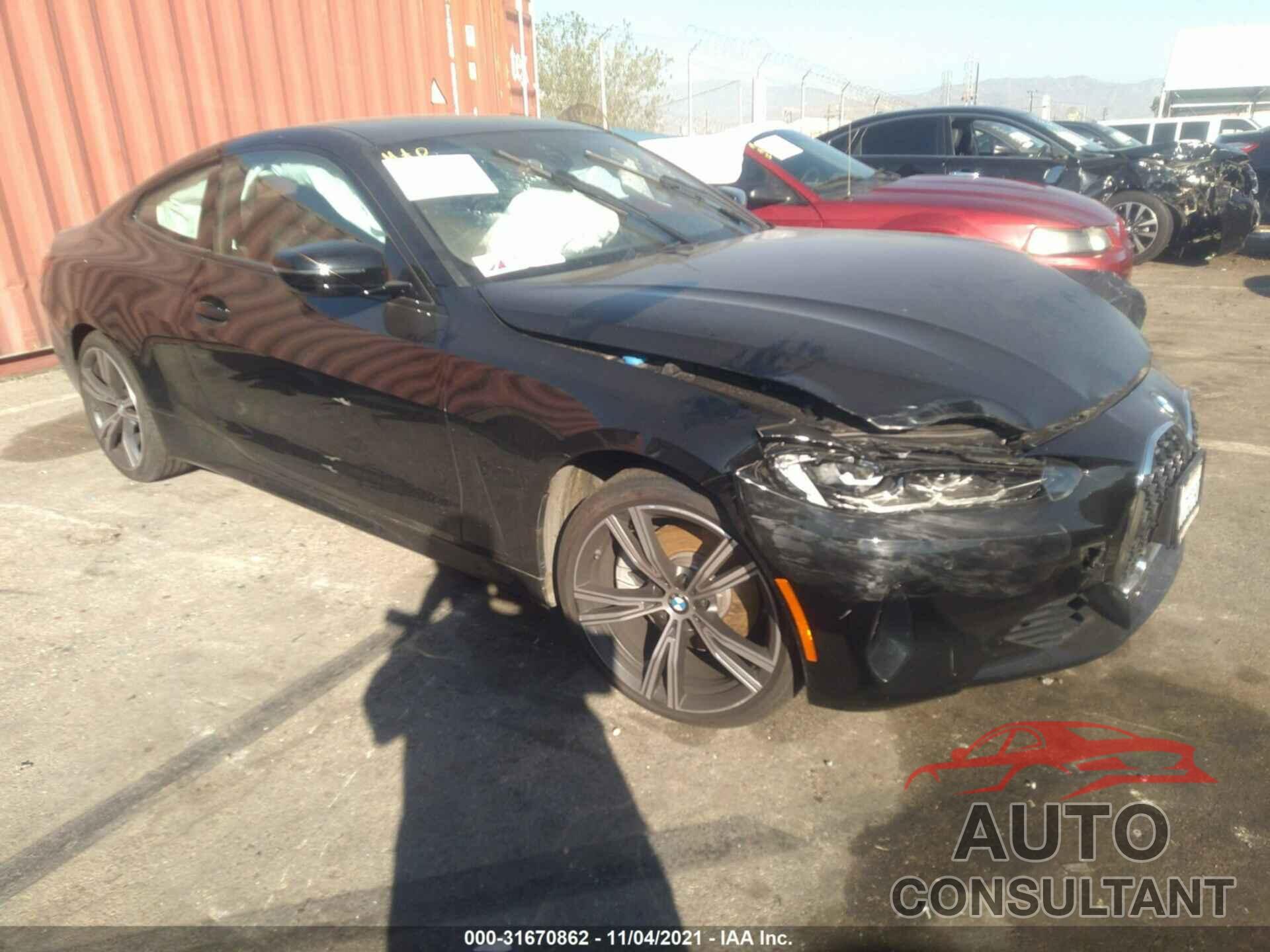 BMW 4 SERIES 2021 - WBA53AP00MCG10672