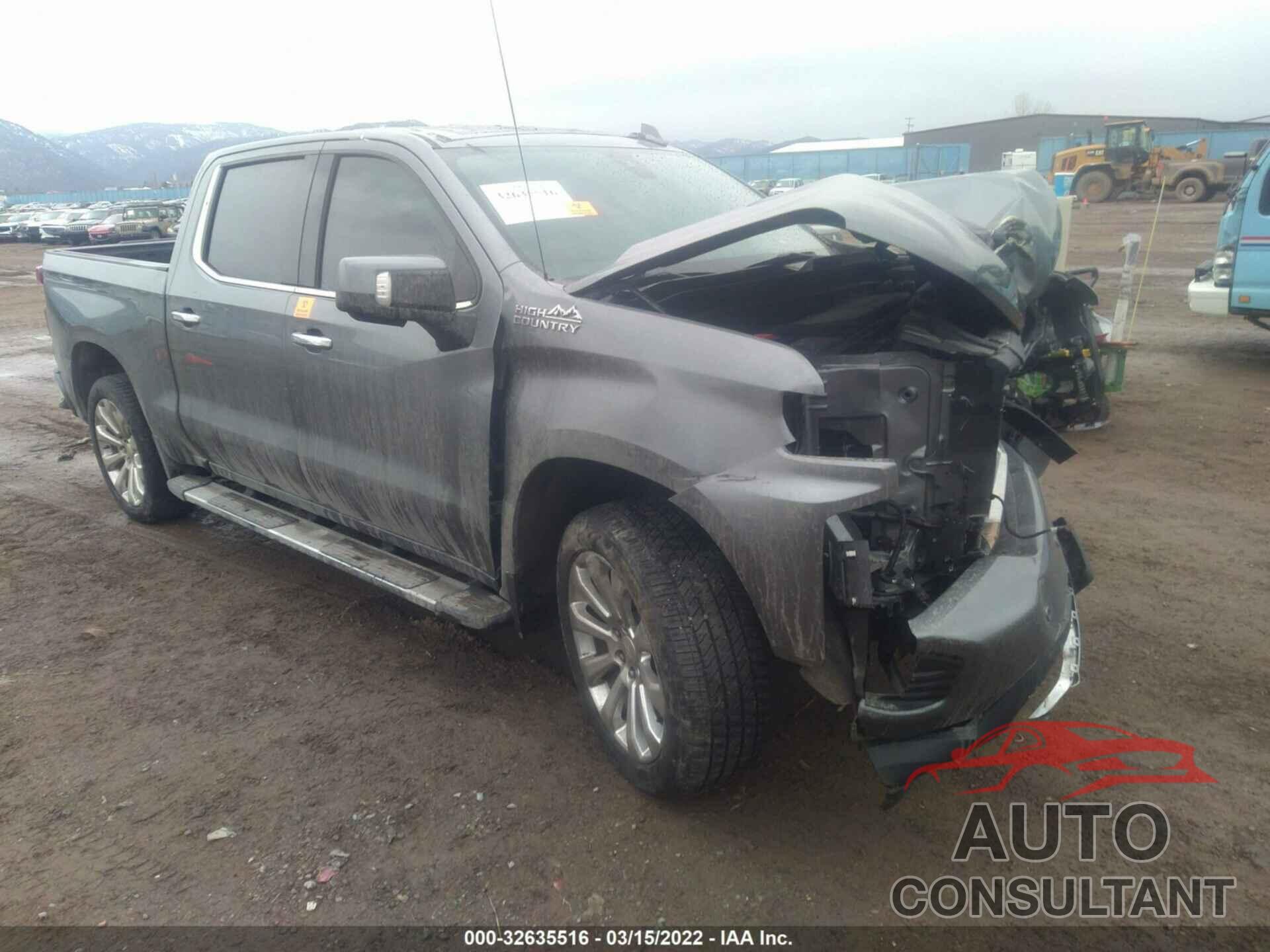 CHEVROLET SILVERADO 1500 2021 - 3GCUYHEL2MG144243