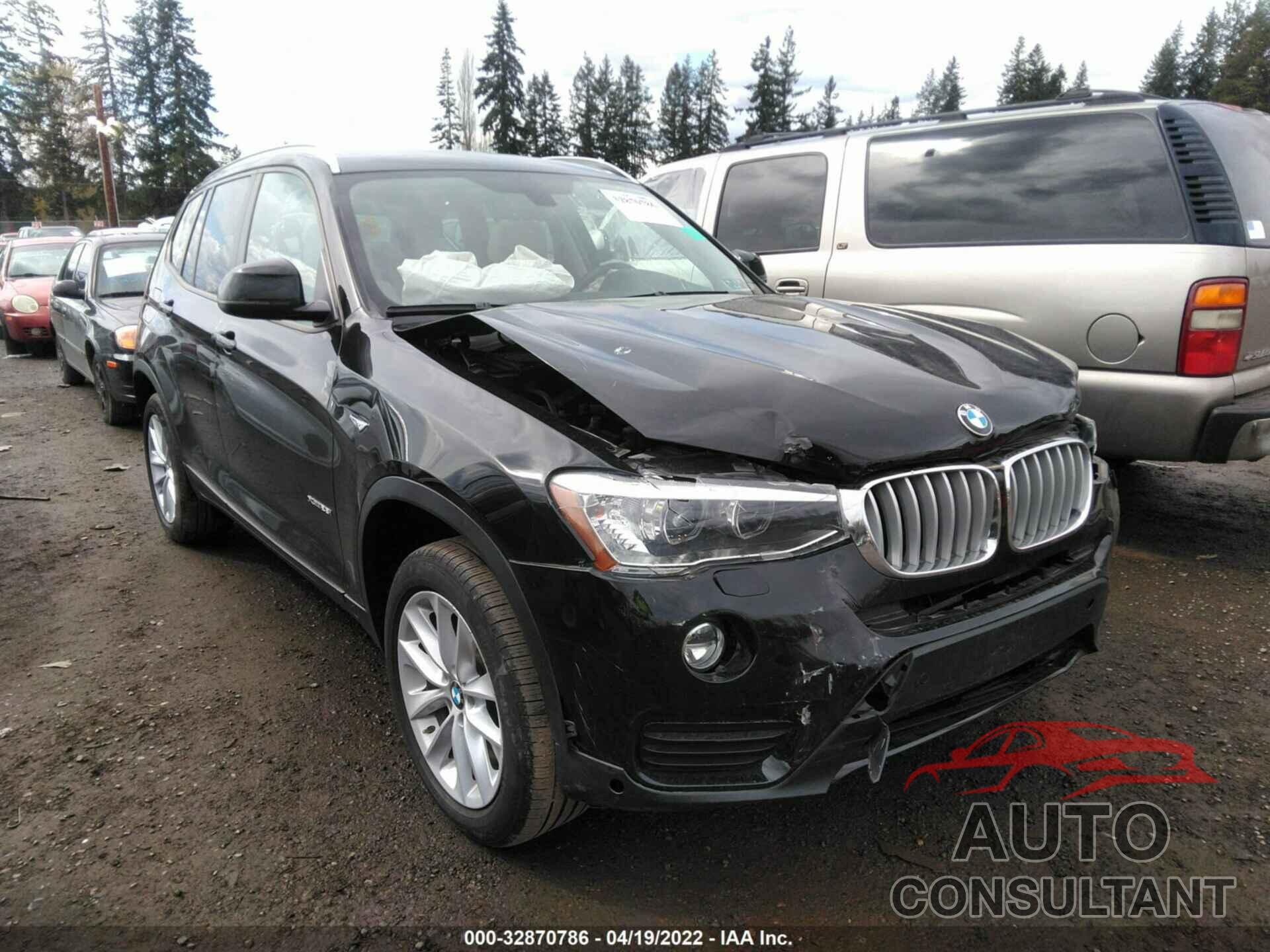 BMW X3 2016 - 5UXWX9C59G0D81361