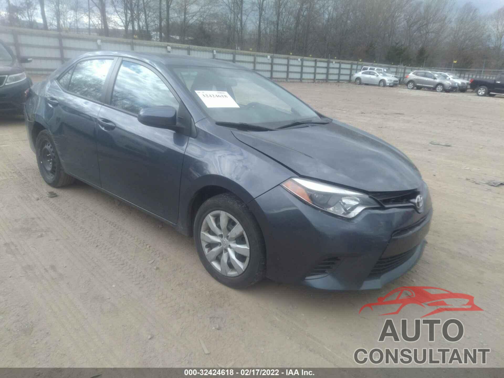 TOYOTA COROLLA 2016 - 5YFBURHE2GP420330